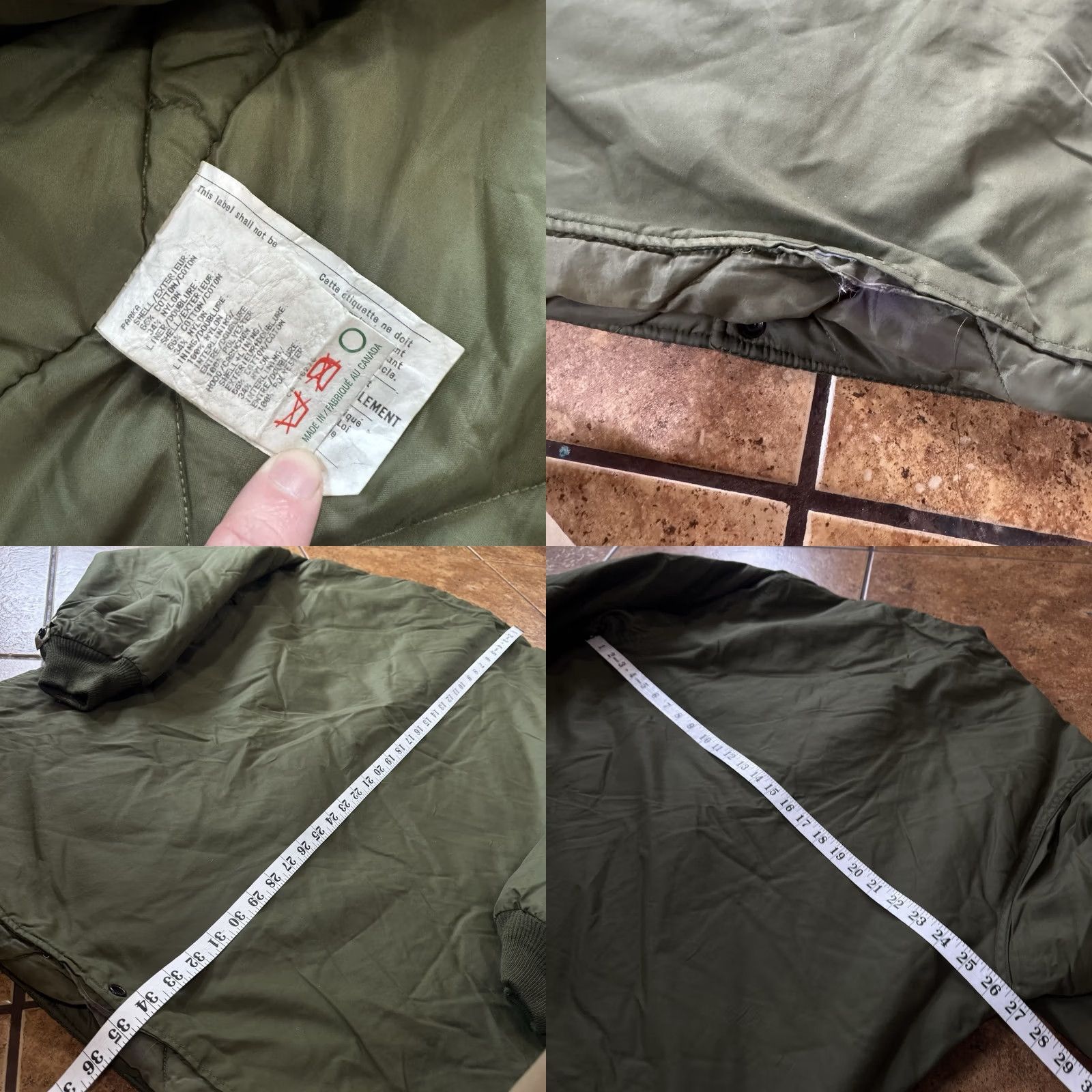 Vintage VINTAGE Peerless Garments Extreme Cold Weather Parka Coat Jacket XL Green Men Size US XL / EU 56 / 4 - 8 Thumbnail