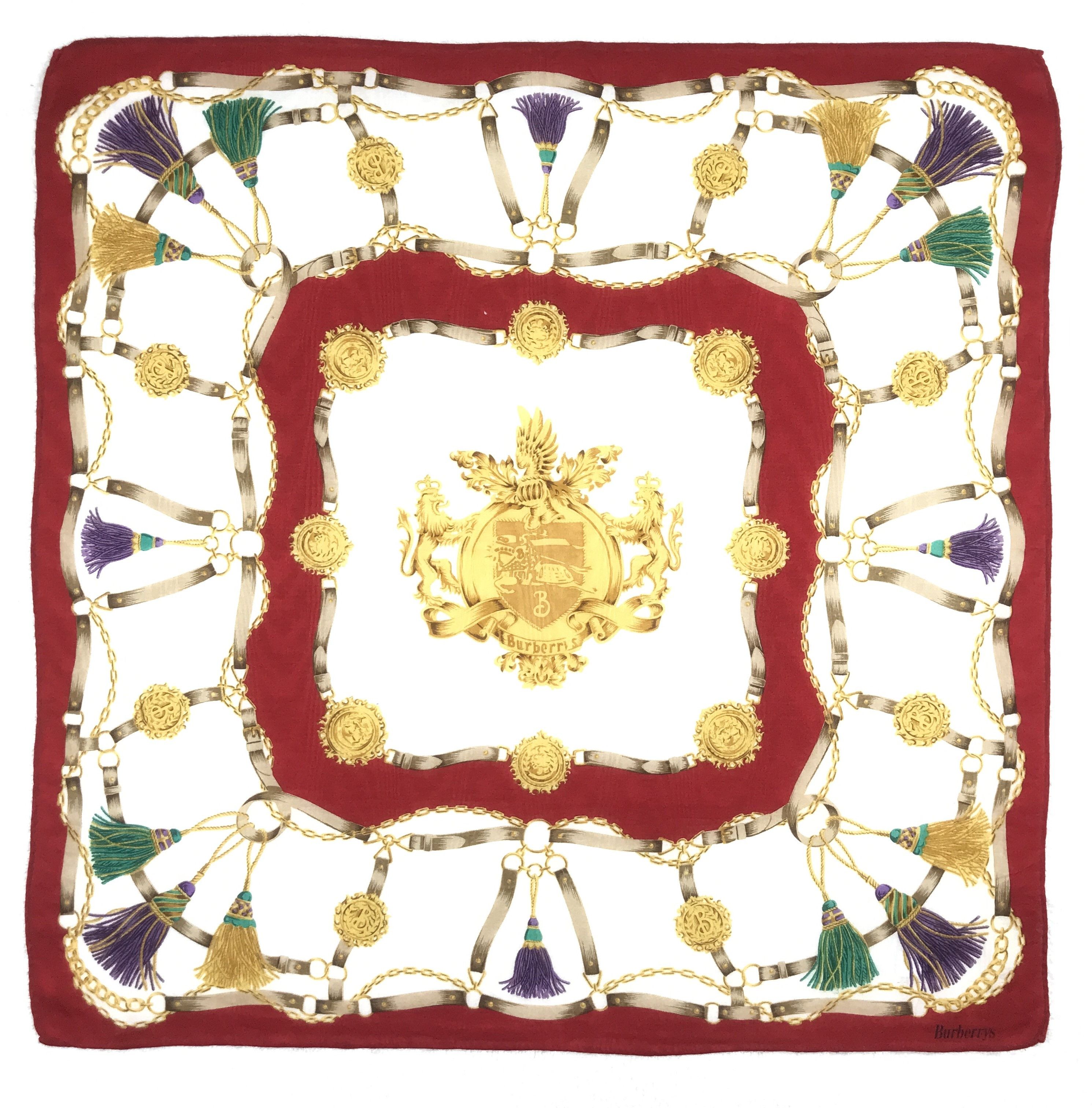 Burberry × Vintage Vintage Burberry Bandana Neckerchief Handkerchief Size ONE SIZE - 1 Thumbnail