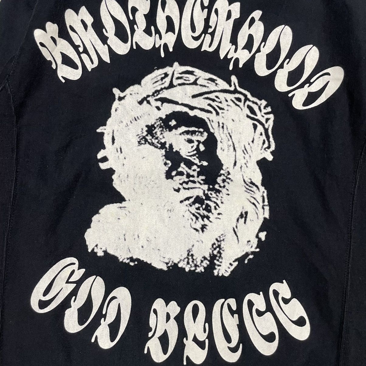 Japanese Brand Brotherhood God Bless Heavyweight Hoodie Size US M / EU 48-50 / 2 - 6 Thumbnail