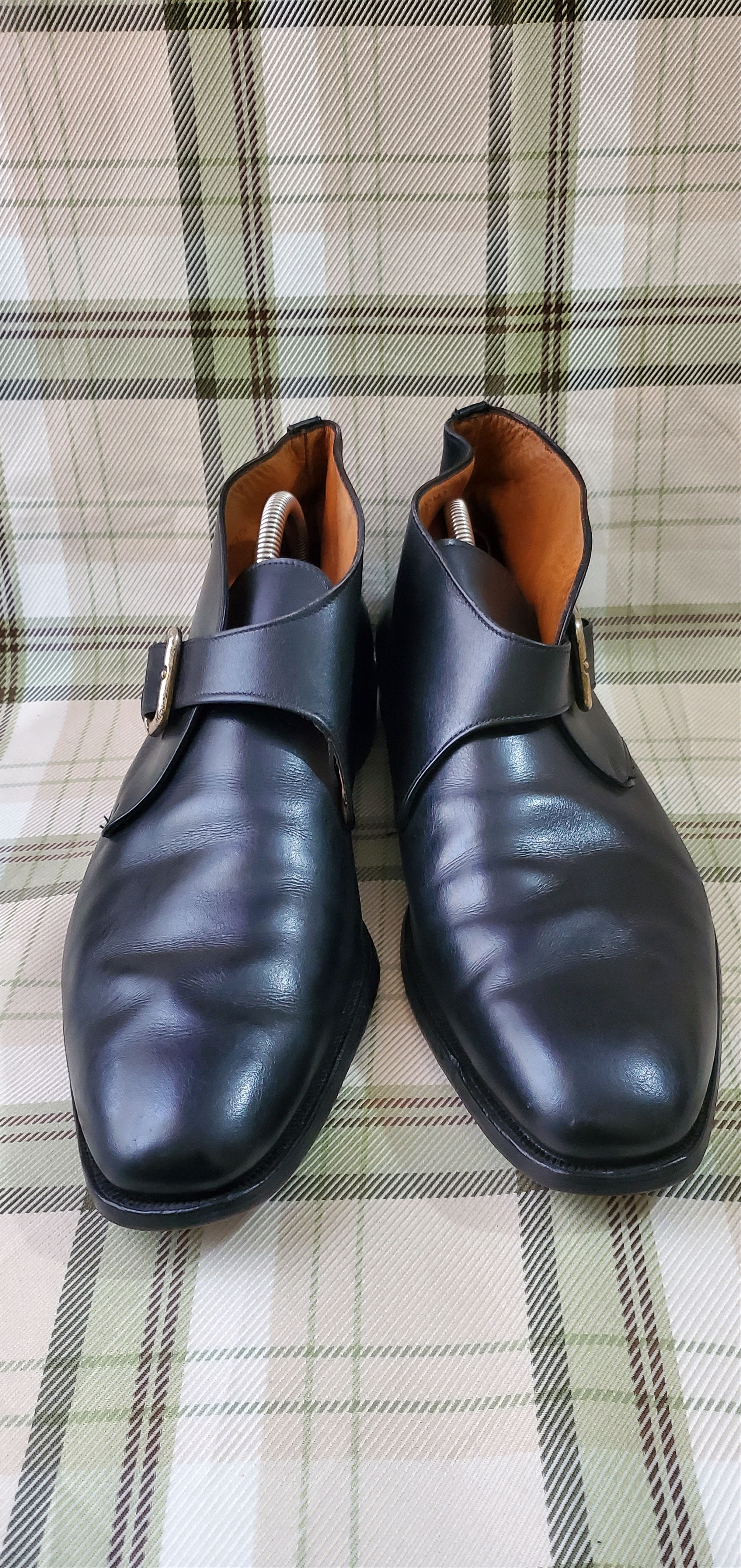 Grenson Grenson Black Leather Monk Ankle Boots Size US 11 / EU 44 - 2 Thumbnail