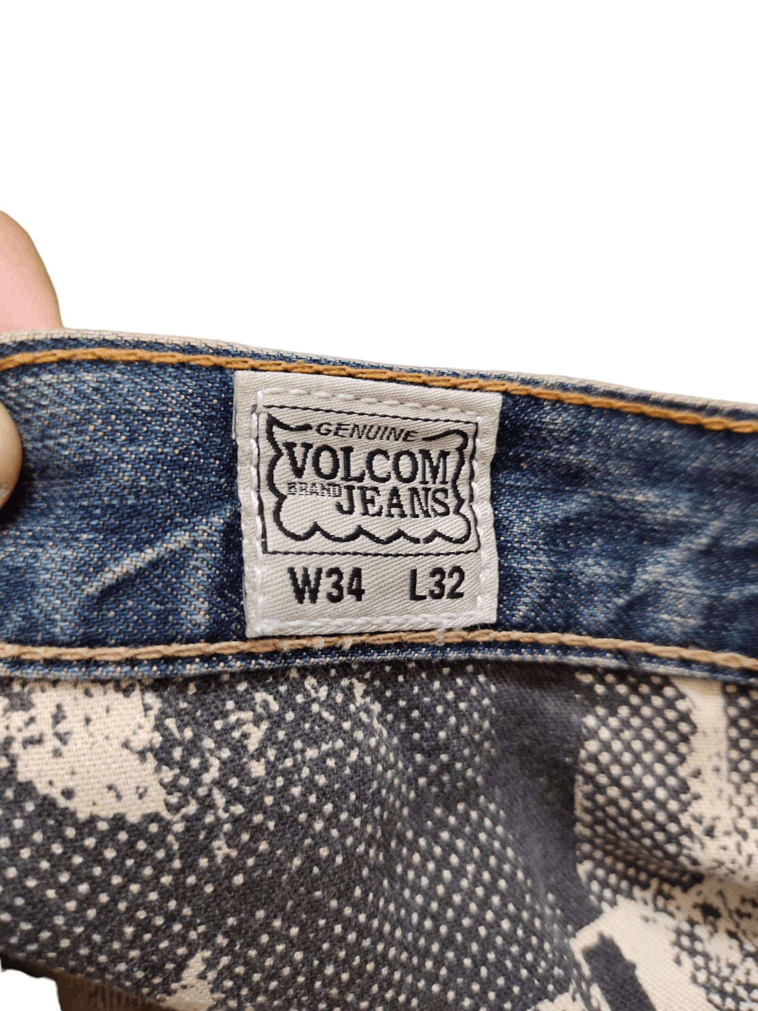 Volcom Baggy Jeans Volcom Distress Faded Wide Leg Jeans Y2k Jnco Size US 34 / EU 50 - 16 Thumbnail