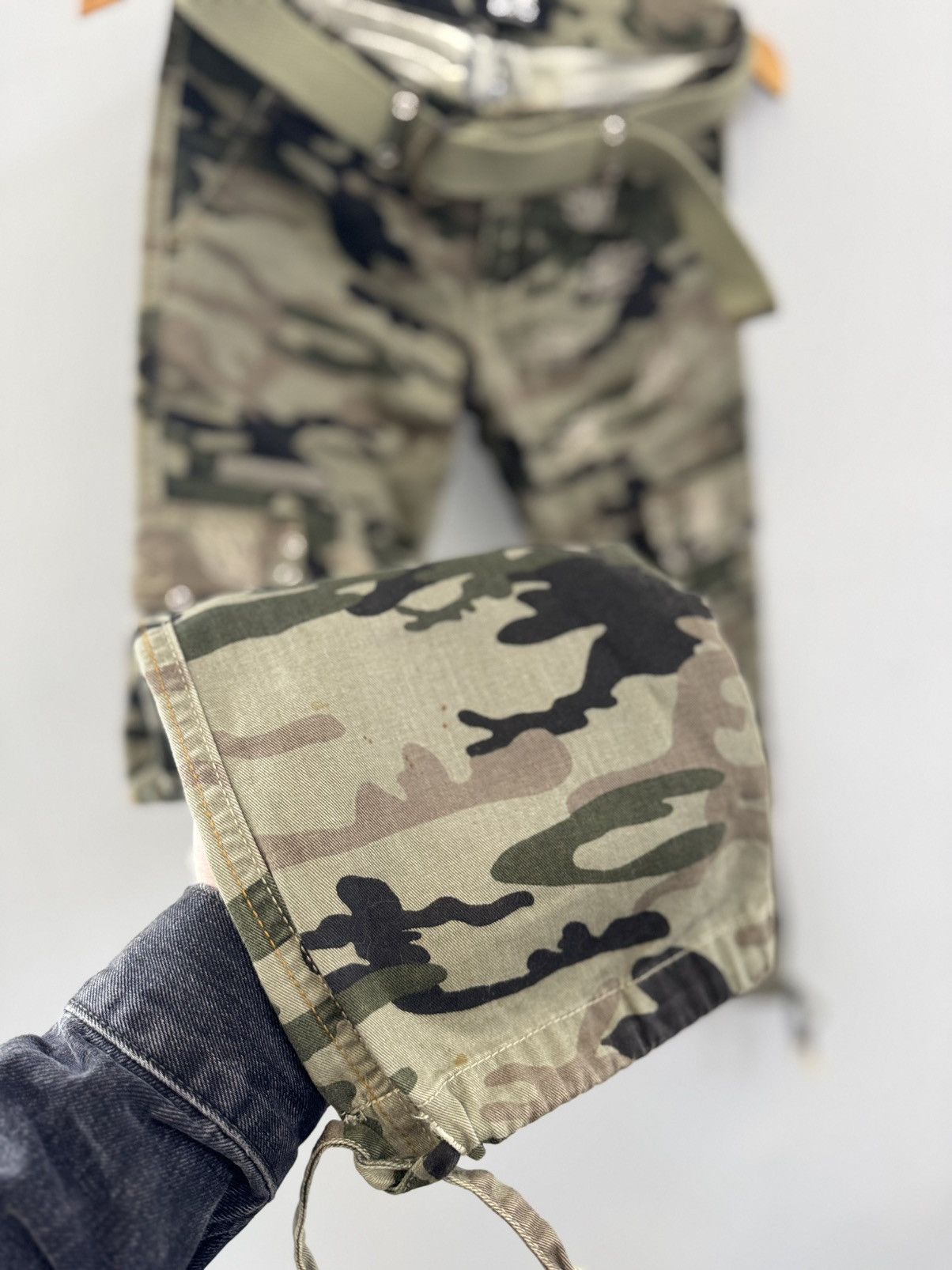 Japanese Brand Distressed Jeans Cargo Military Pants Dolce & Gabbana Y2K Size 26" / US 2 / IT 38 - 4 Thumbnail