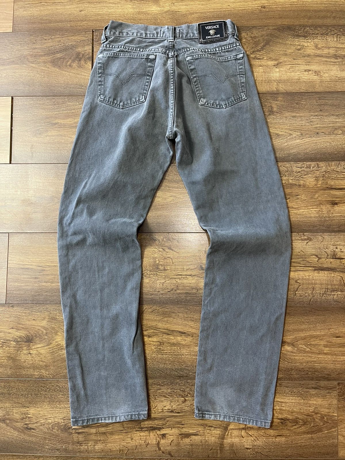 Versace Jeans Couture Vintage Versace Jeans Couture Gray Denim Jeans – IT 46 / W32 Size US 31 - 12 Thumbnail