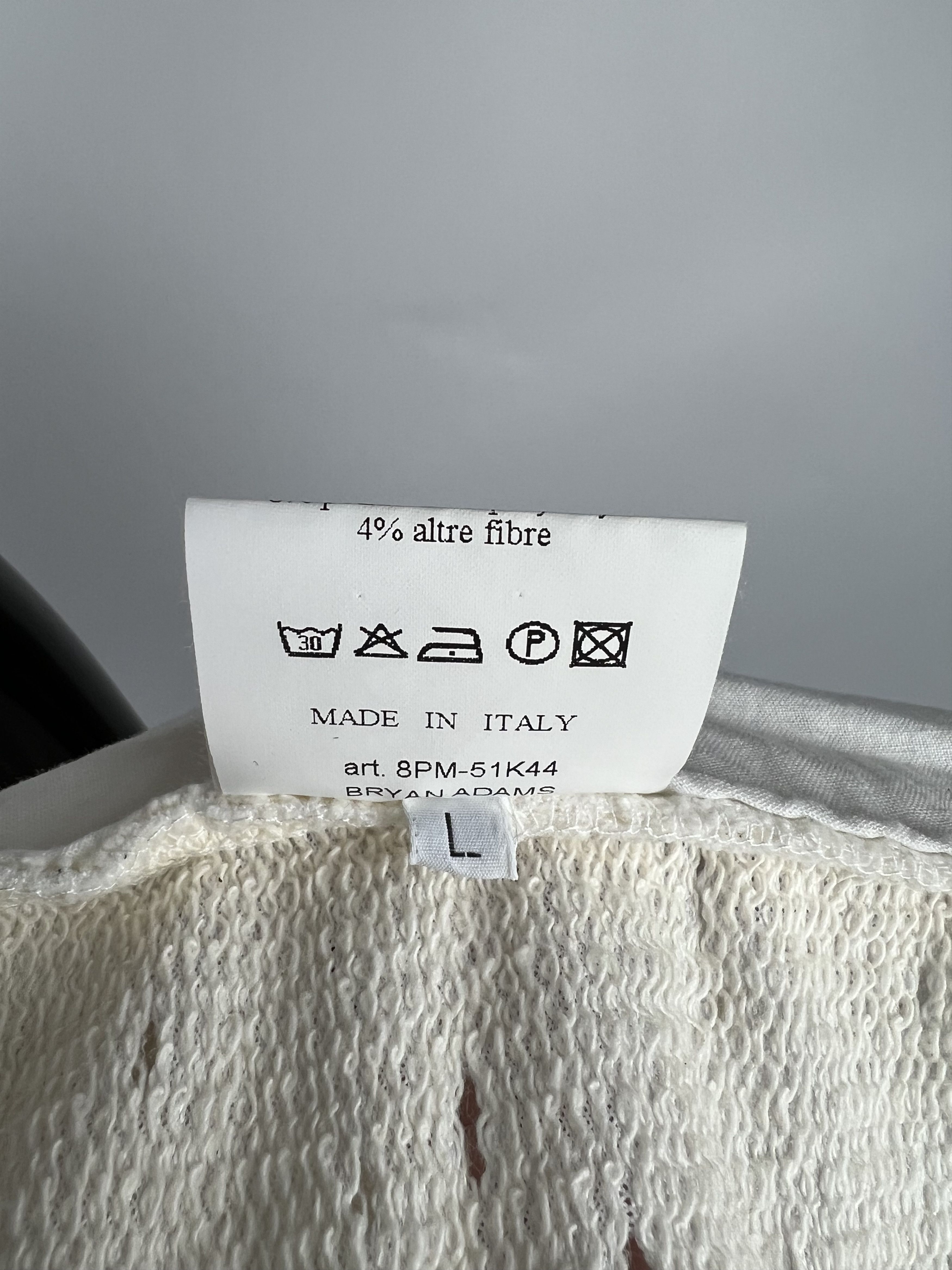 Other 8PM White Distressed Blazer Jacket Size L / US 10 / IT 46 - 11 Thumbnail