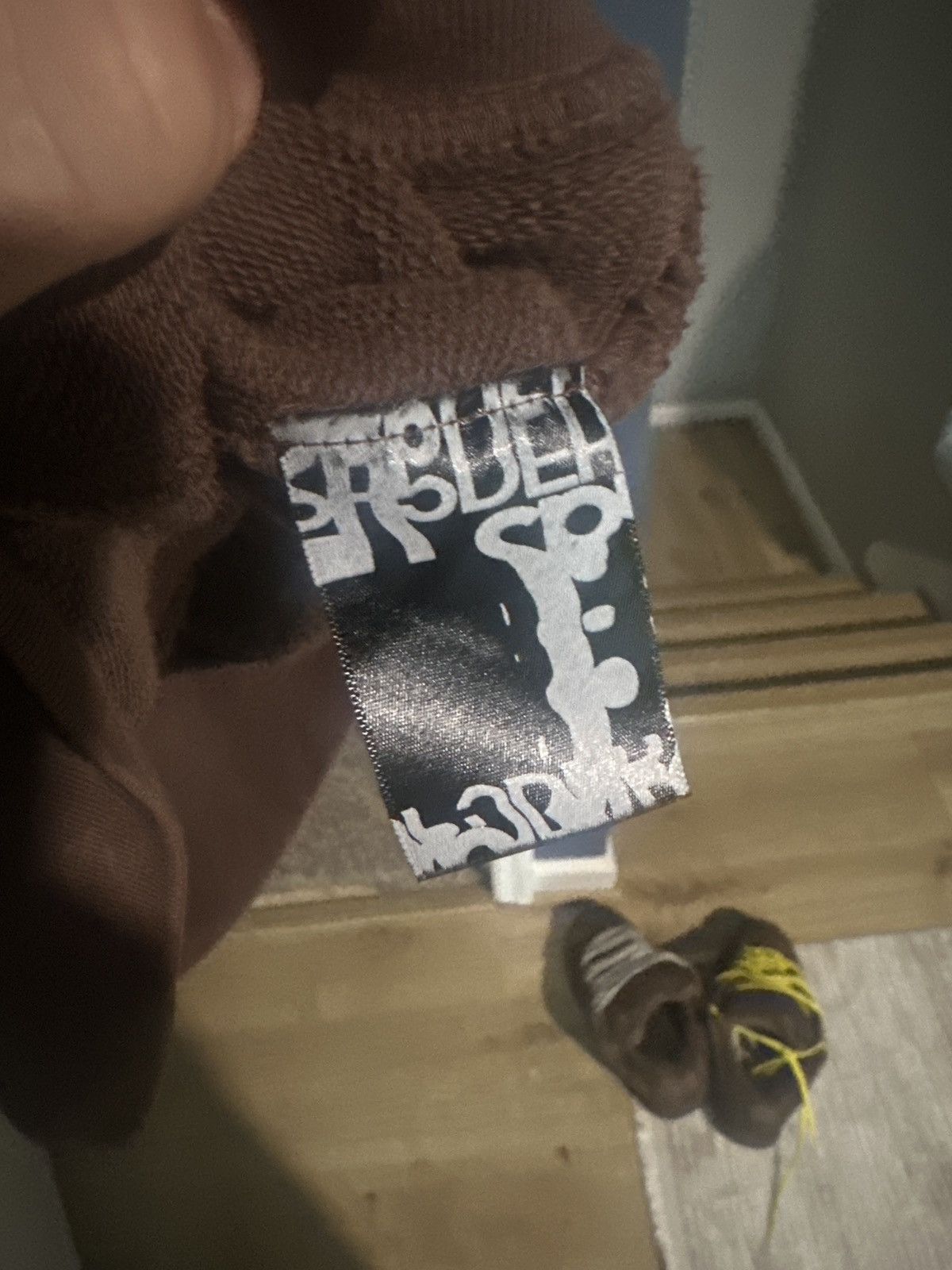 Sp5der Sp5der Thug Hoodie Brown Size US M / EU 48-50 / 2 - 6 Thumbnail
