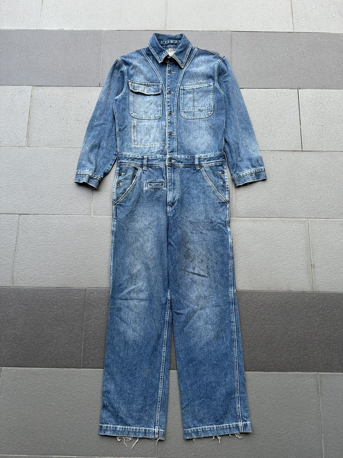 Avirex 2000s Avirex Coast Guard Denim Coveralls Size US 32 / EU 48 - 8 Thumbnail