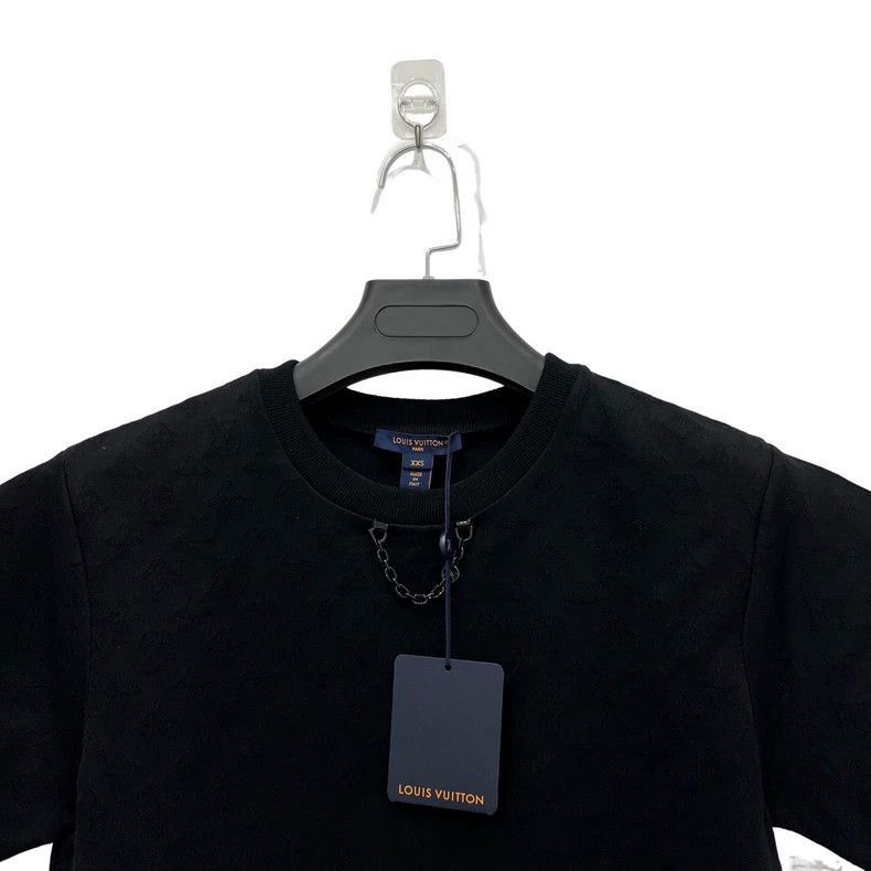 Louis Vuitton Louis Vuitton Louis Vuitton Black Short Sleeve TShirt-2506 Size US XXL / EU 58 / 5 - 3 Thumbnail