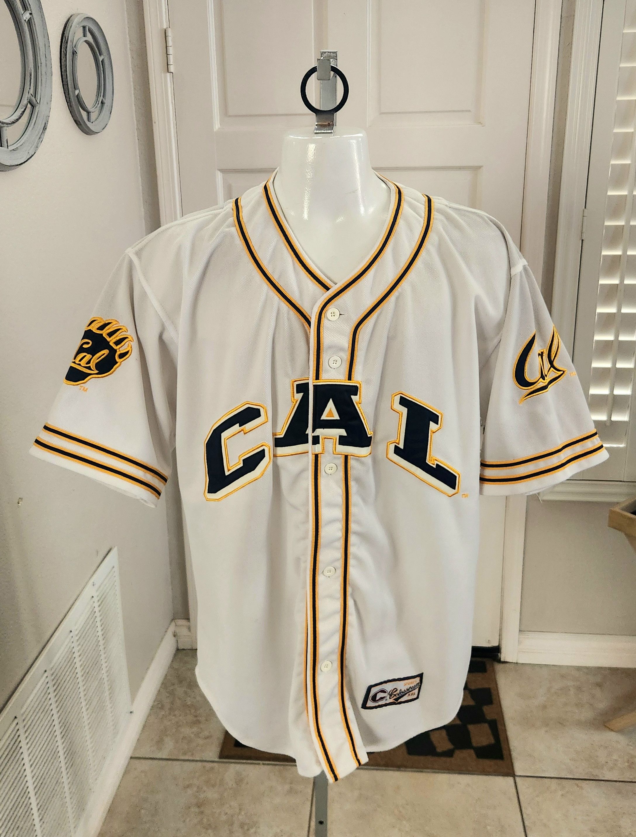 Colosseum Athletics Cal Golden Bears Jersey Home Baseball Colosseum NCAA 90s Size US L / EU 52-54 / 3 - 1 Thumbnail