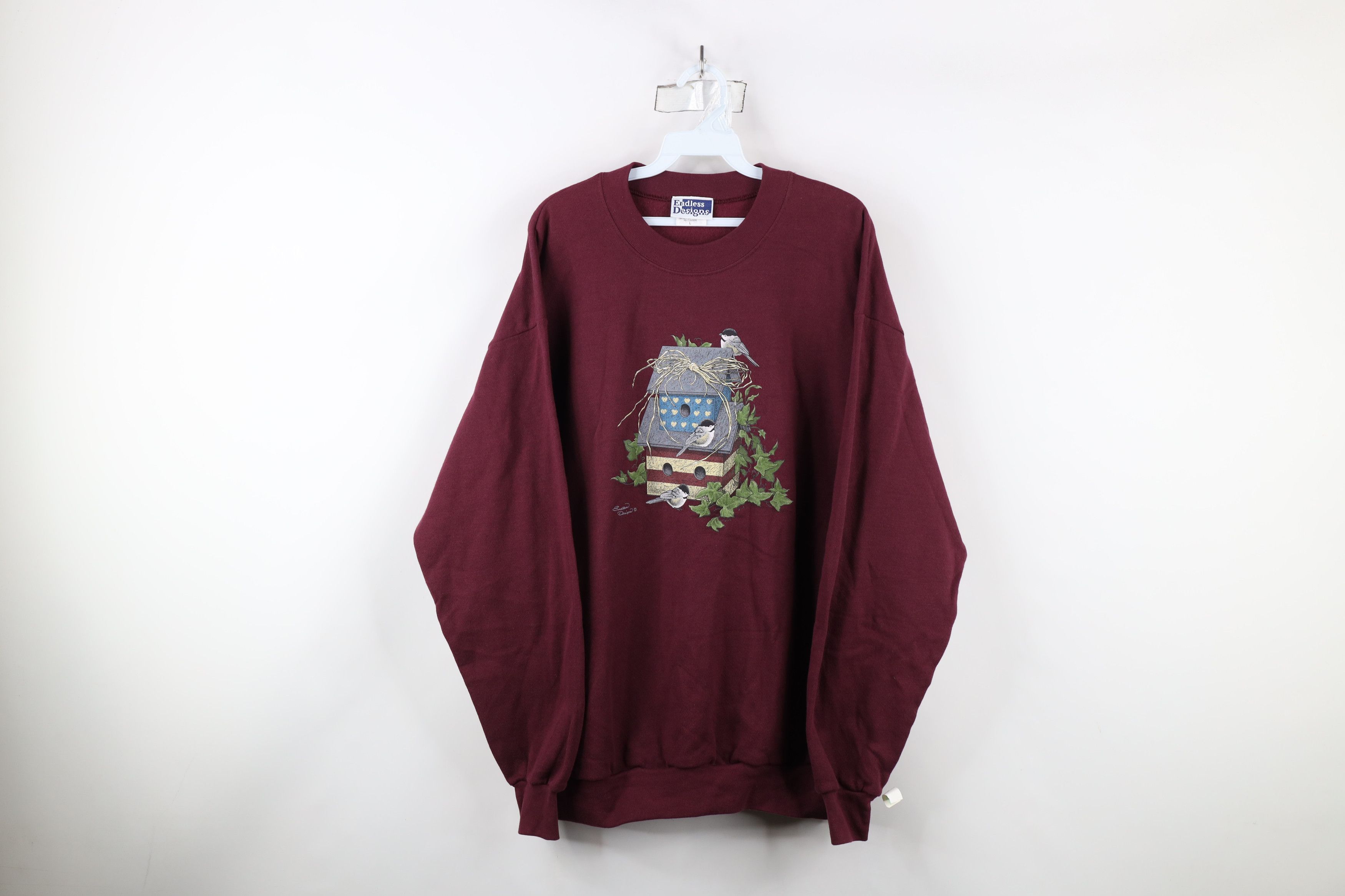 Vintage Deadstock Vintage 90s Streetwear Birdhouse Sweatshirt USA Size L / US 10 / IT 46 - 1 Thumbnail