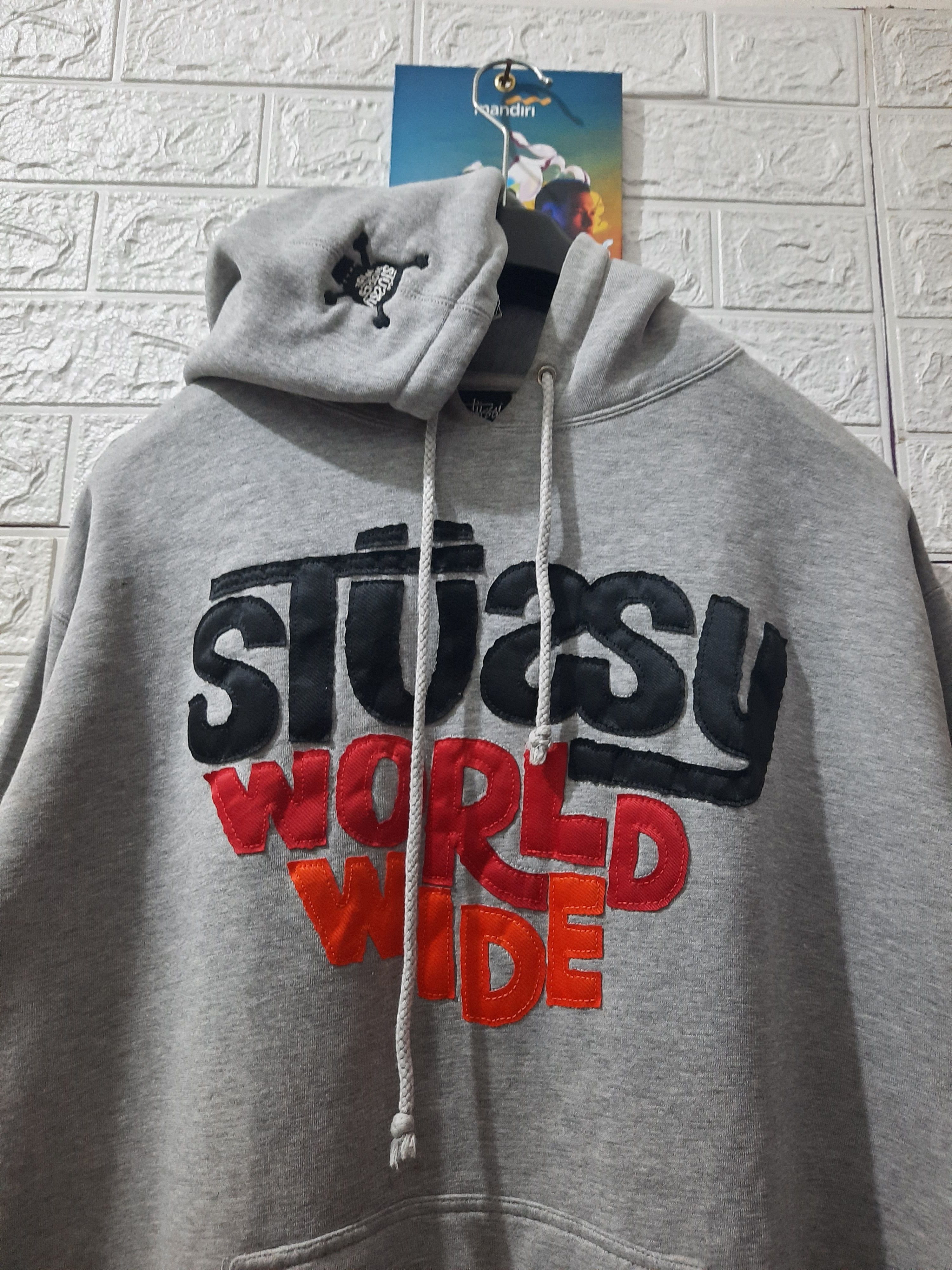 Stussy Stussy World Wide Hoodie Size US XL / EU 56 / 4 - 3 Thumbnail