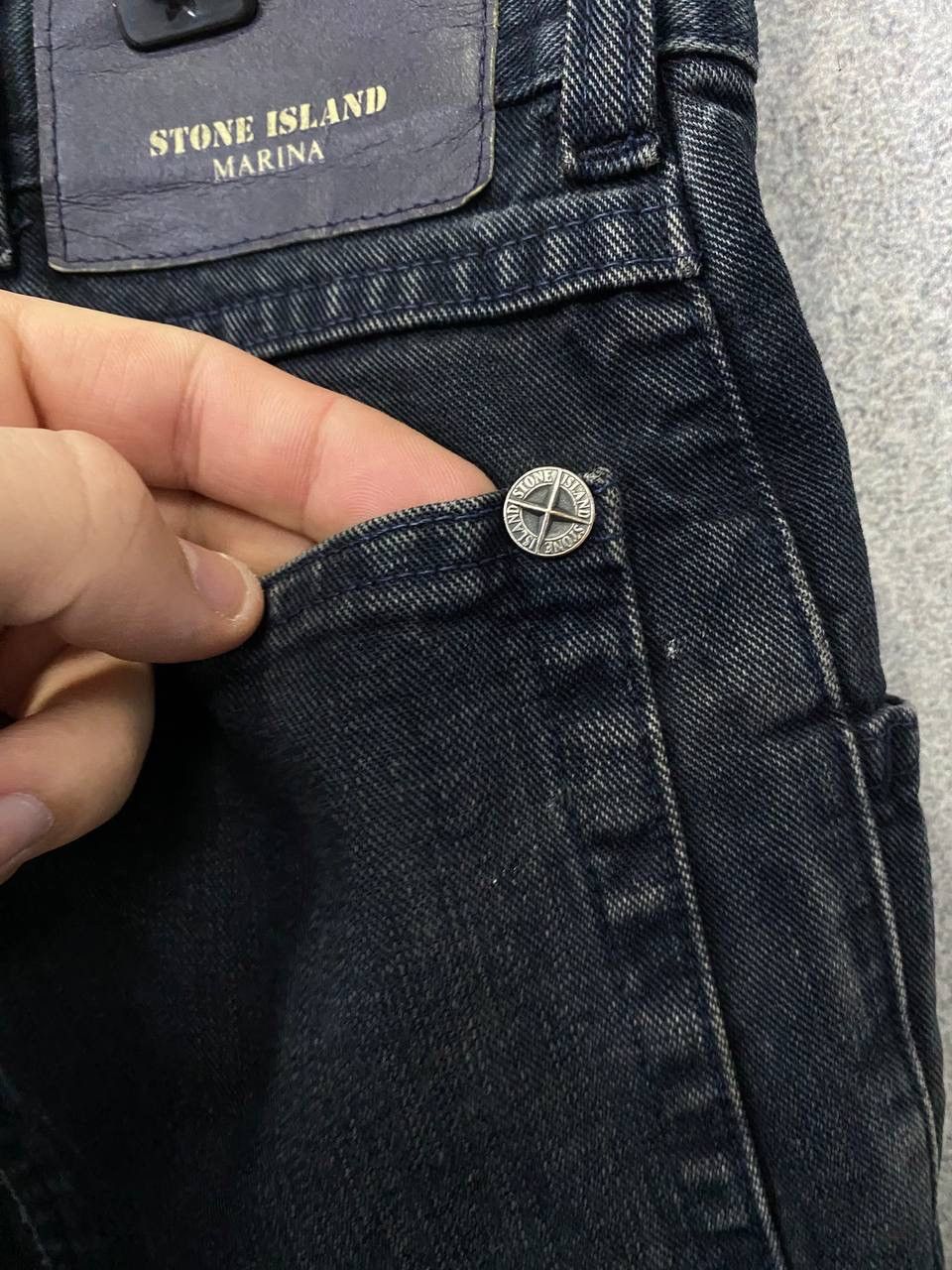 Stone Island Vintage Stone Island Jeans Black Size US 32 / EU 48 - 5 Thumbnail