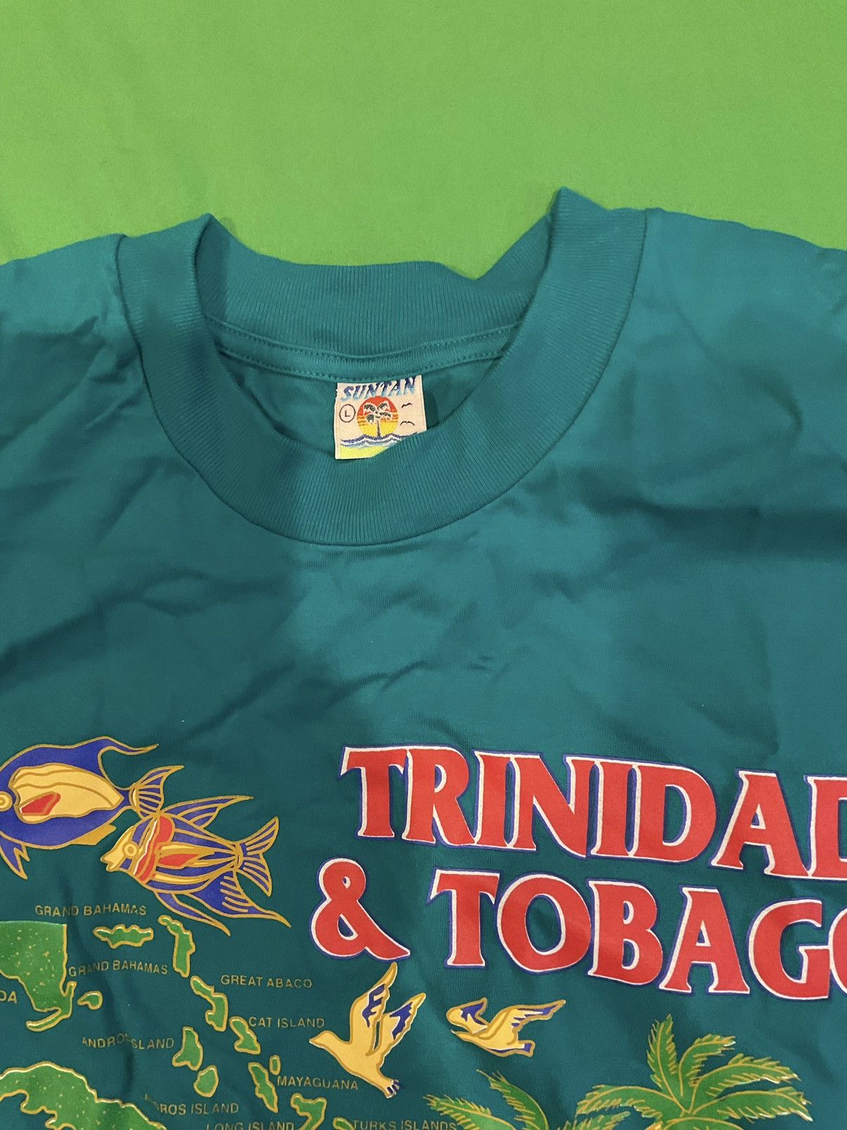 Vintage Vintage Trinidad & Tobago tee shirt Size US L / EU 52-54 / 3 - 3 Thumbnail