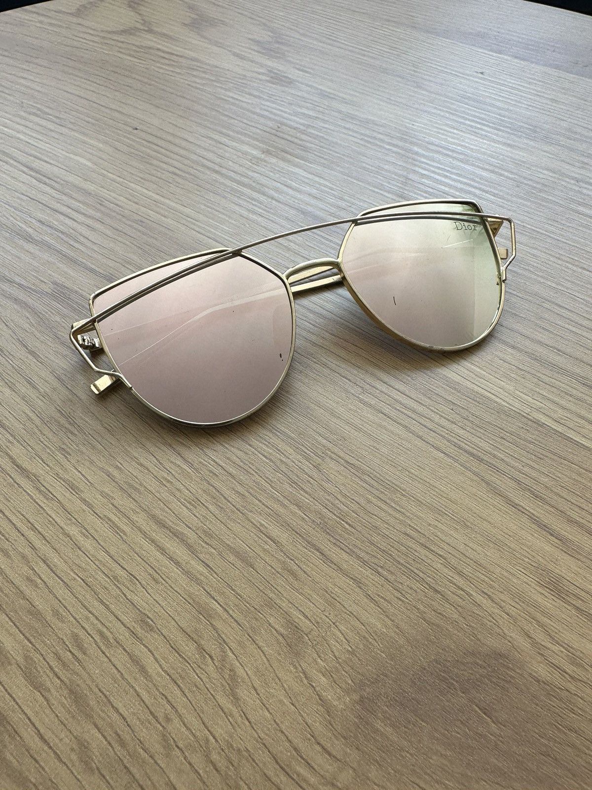 Christian Dior Monsieur × Dior × Vintage Dior Sunglasses Vintage sunglasses Women OS Pink Size ONE SIZE - 2 Thumbnail