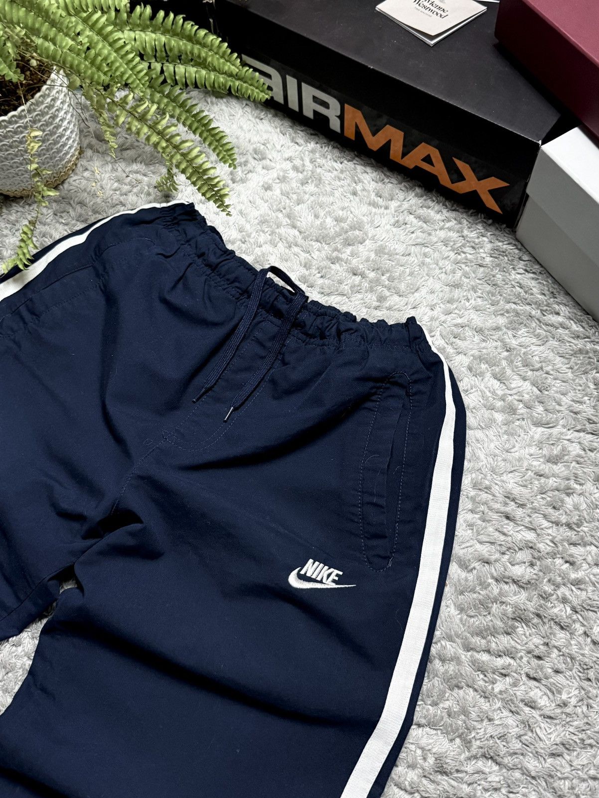 Nike 00s Nike Vintage Pants Rare Nylon Drill Streetwear Y2k Size US 31 - 3 Thumbnail