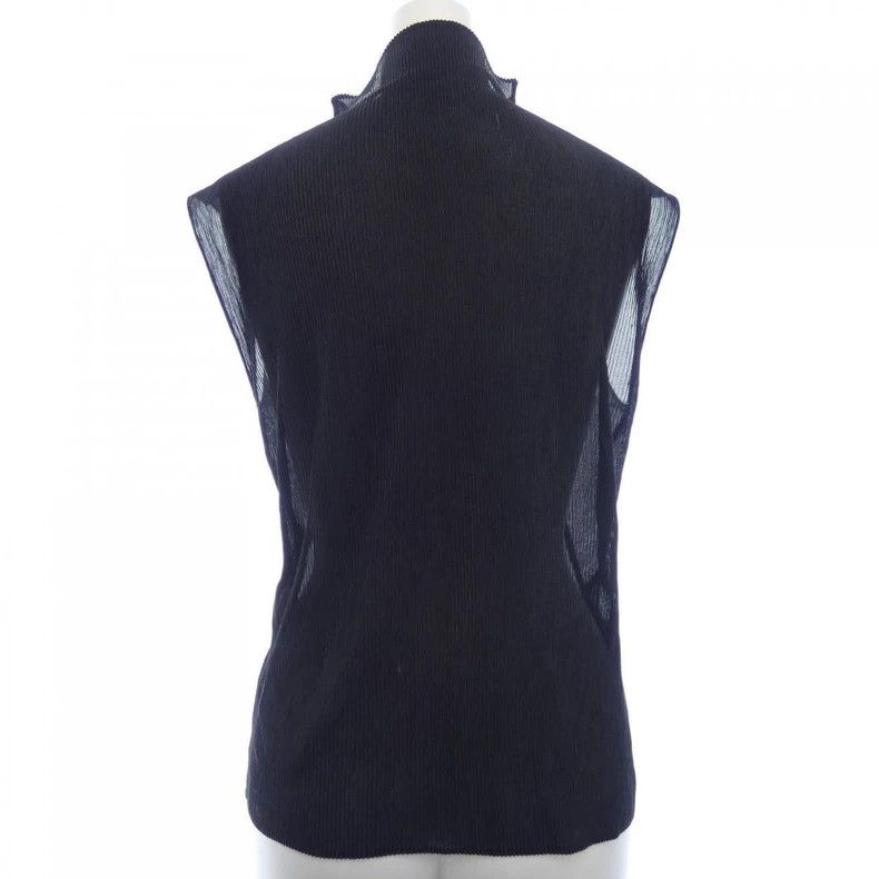 Issey Miyake Issey Miyake size:3 Black mainline pleated sleeveless top Size S / US 4 / IT 40 - 2 Thumbnail