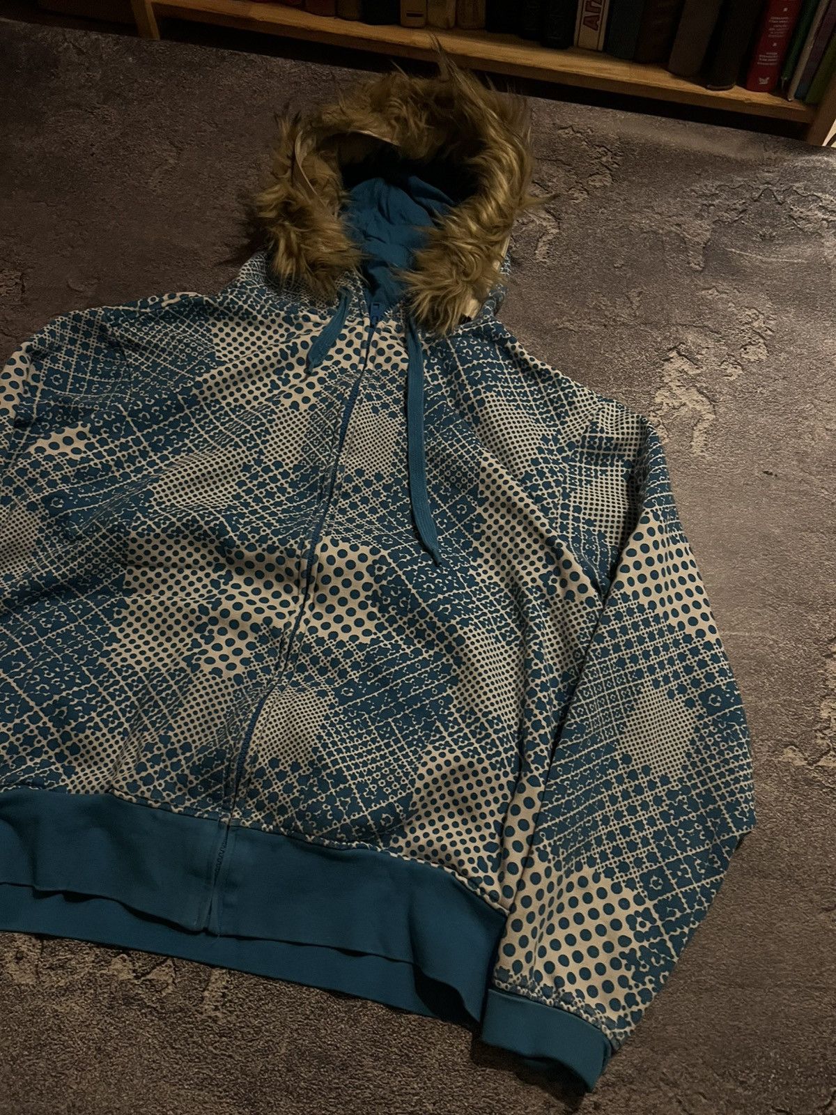 Japanese Brand Number Nine Style Y2K Zip / Archive Glamour With Fur Drip Size US M / EU 48-50 / 2 - 3 Thumbnail