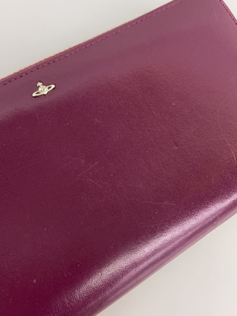 Vivienne Westwood Vivienne Westwood Plain Lthr Long Wallet Bordeaux Size ONE SIZE - 7 Thumbnail