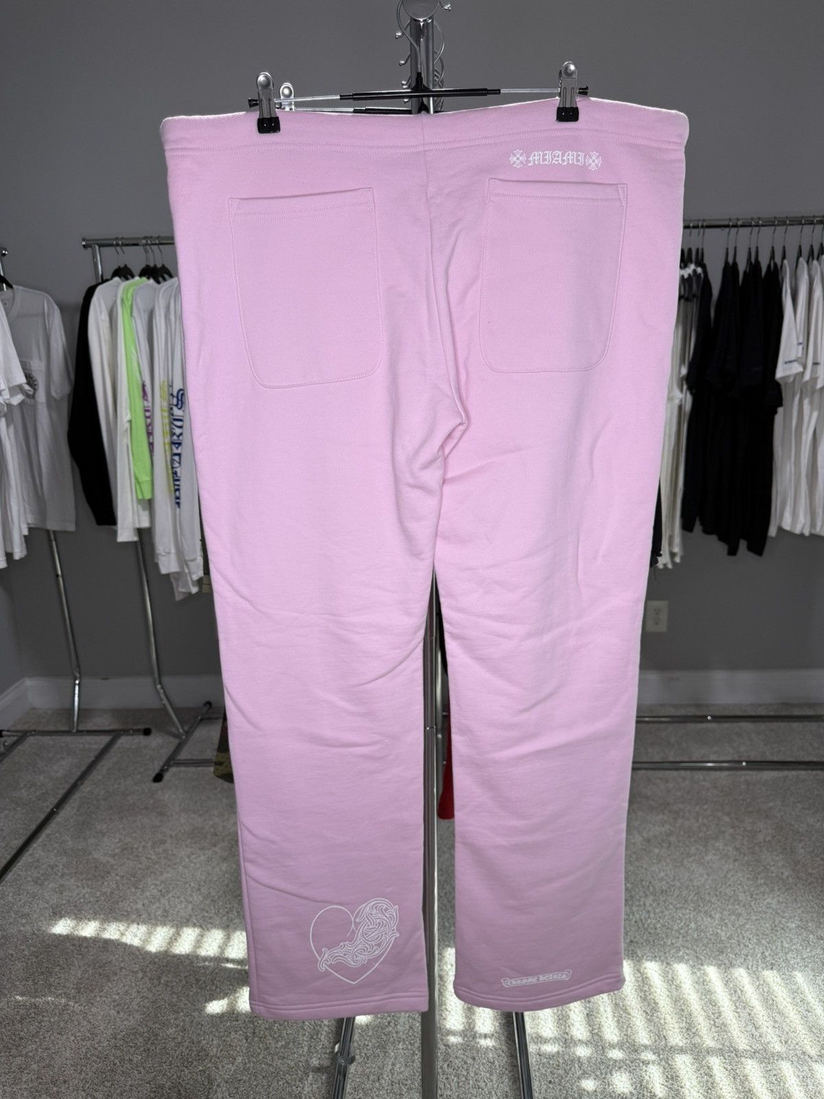 Chrome Hearts Chrome Hearts Pink Art Basel Exclusive Sweatpants Size US 36 / EU 52 - 7 Thumbnail