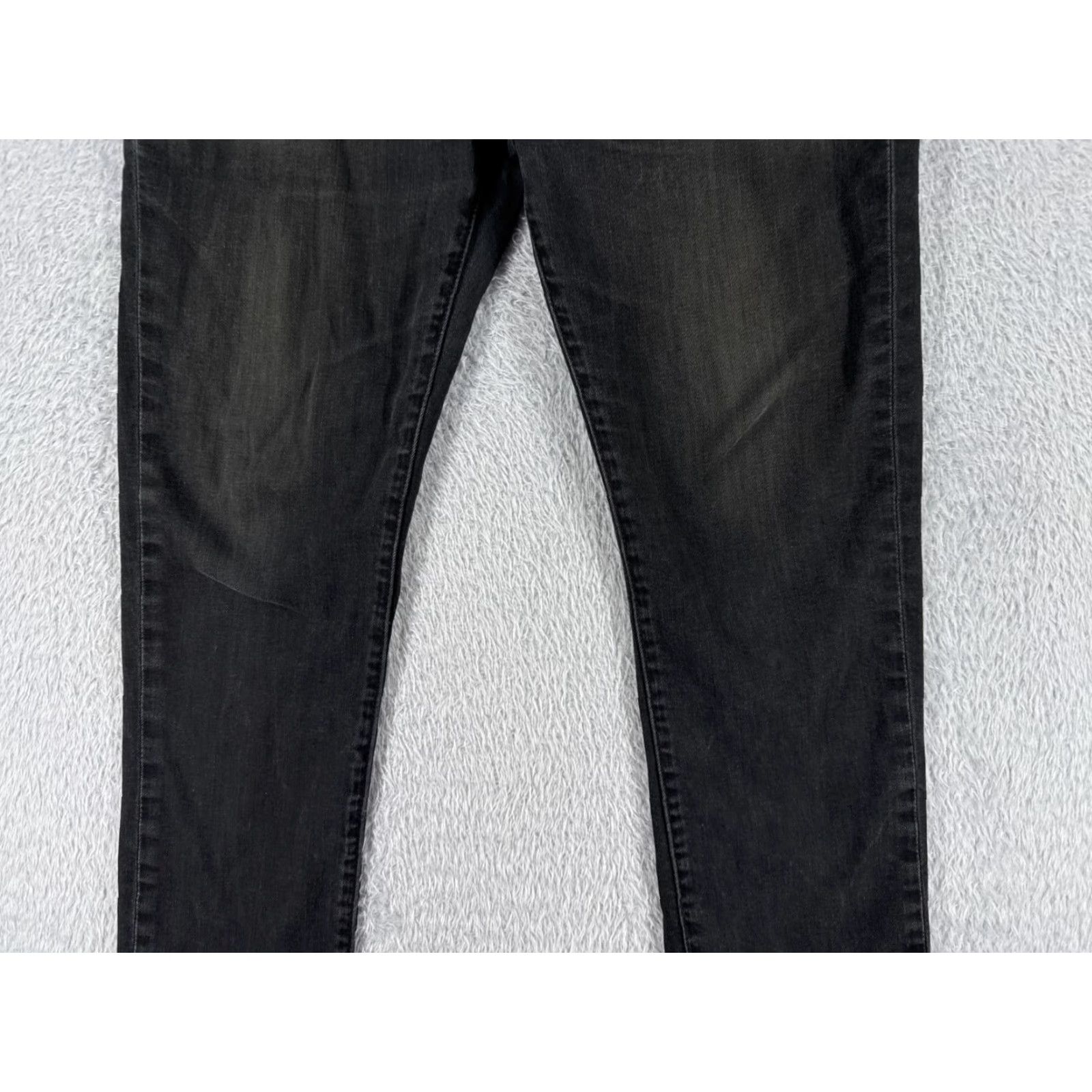 Levi's Levis Jeans Adult 34 Black Denim 511 Cotton Blend Premium Zip 33x28 Big E Mens Size US 34 / EU 50 - 3 Thumbnail