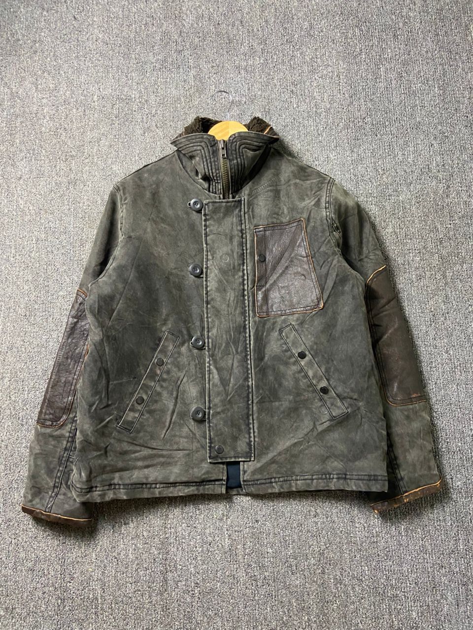 Avirex Avirex USA Moleskin Leather Officer Jacket (200) Size US M / EU 48-50 / 2 - 1 Thumbnail