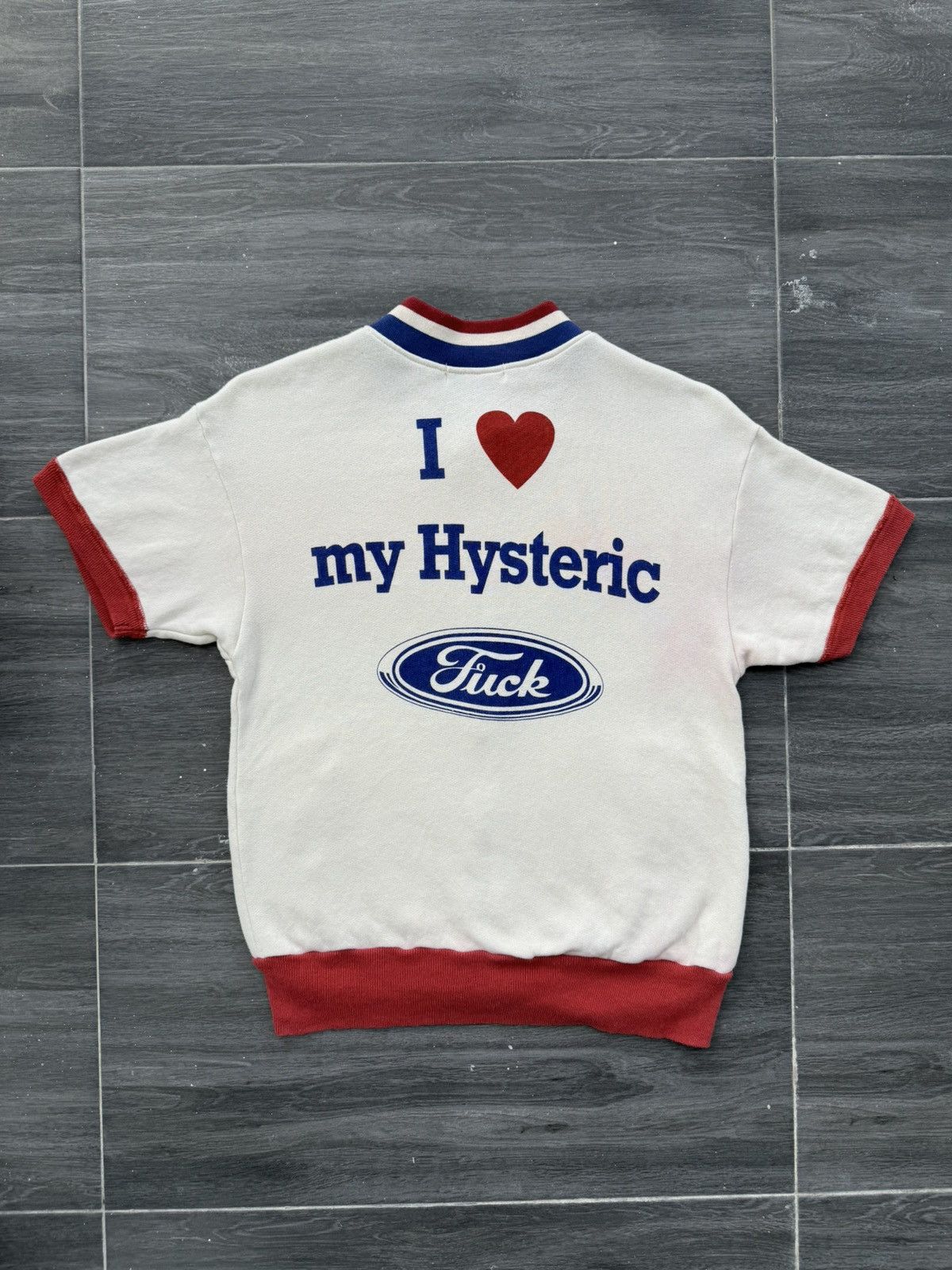 Hysteric Glamour Vintage 1990s I ❤️ Hysteric Glamour "FUCK" Shirt Size US S / EU 44-46 / 1 - 9 Thumbnail