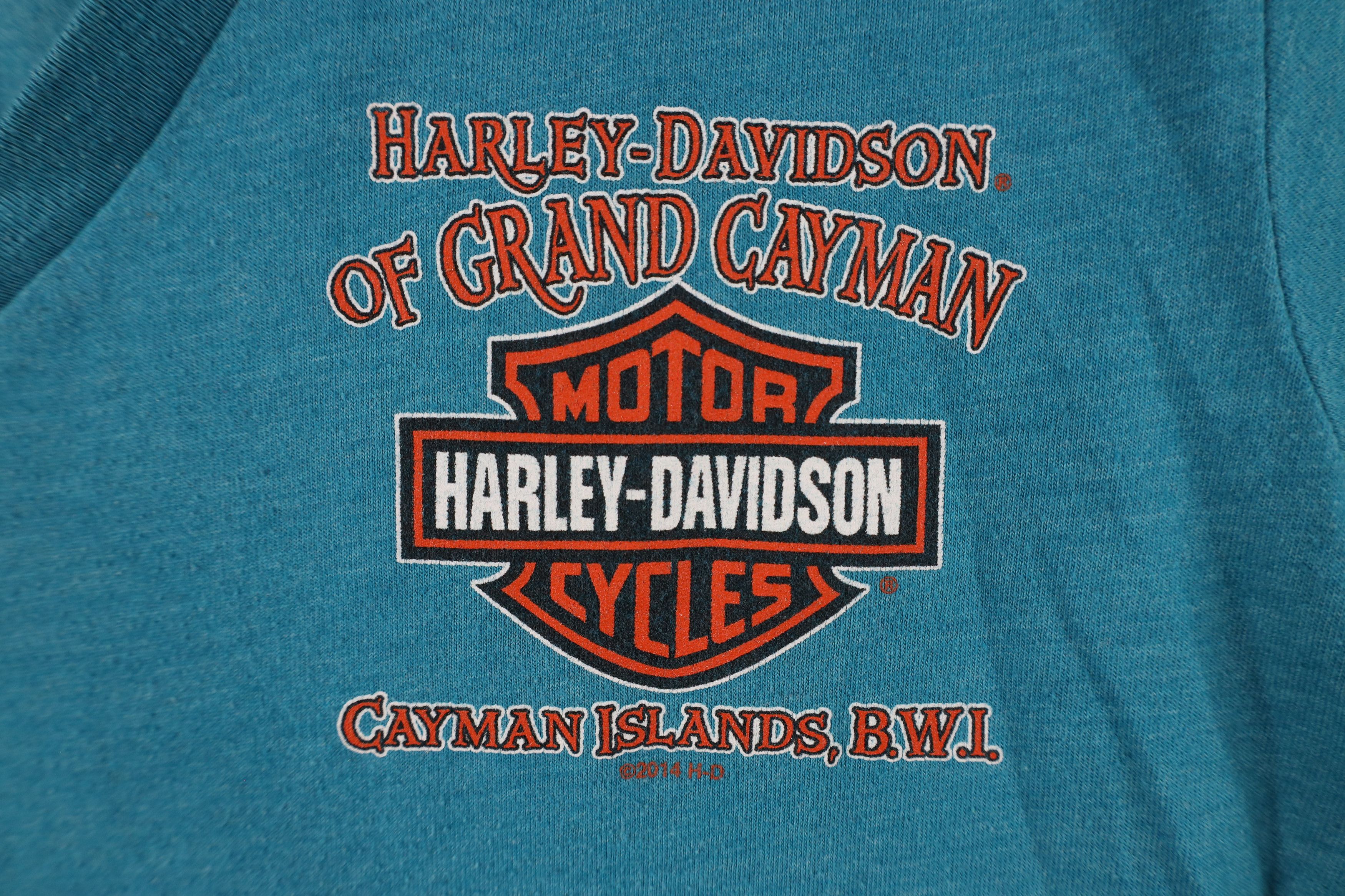 Harley Davidson × Vintage Y2K Harley Davidson Stingray Short Sleeve V-Neck T-Shirt Size XL / US 12-14 / IT 48-50 - 4 Thumbnail