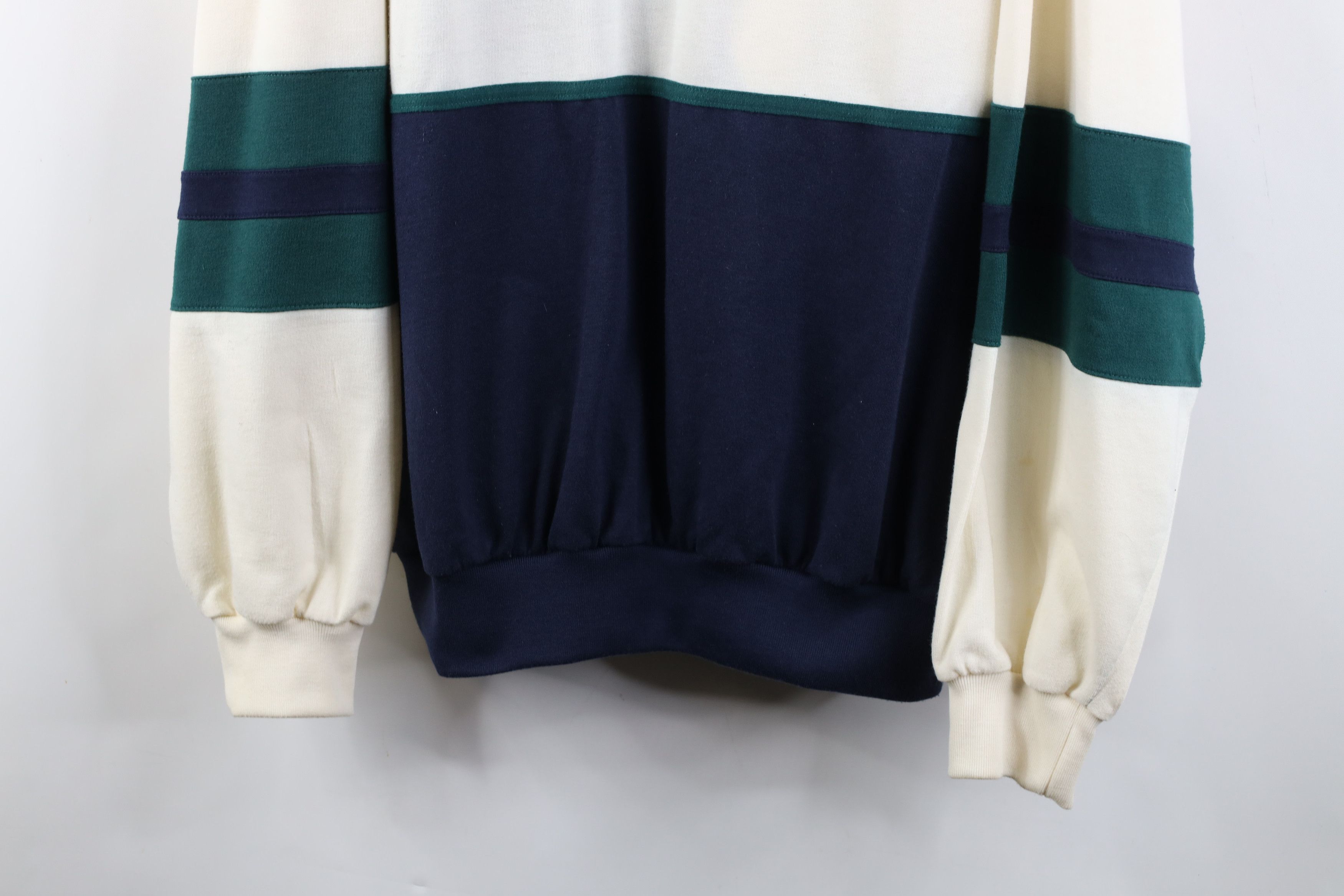Vintage Vintage 90s Streetwear Block Long Sleeve Rugby Polo Shirt Size US XL / EU 56 / 4 - 3 Thumbnail