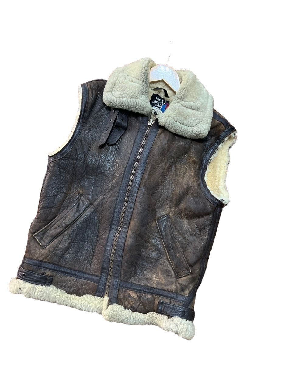 Schott × Vintage B3 schott perfecto Sleeveless Jacket Size US XS / EU 42 / 0 - 2 Thumbnail