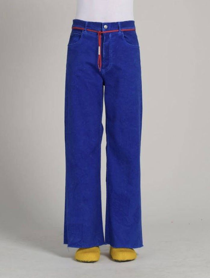 image of Marni O1W1Db10524 Cotton Jeans In Blue, Men's (Size 30)