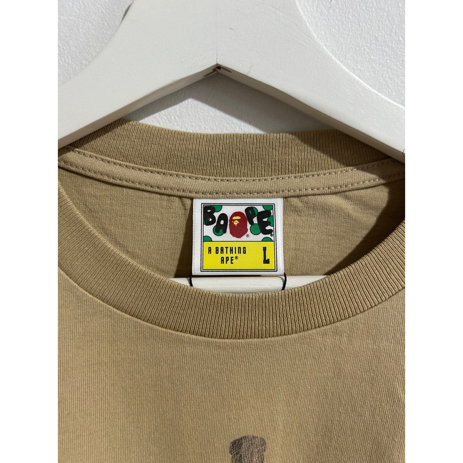 Bape BAPE MAD SHARK ZIPPER BEIGE TEE SIZE LARGE Size US L / EU 52-54 / 3 - 4 Thumbnail