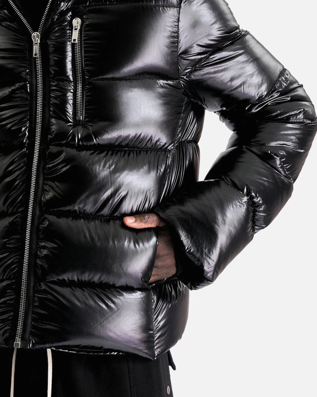 Rick Owens o1s1v1r1oon0825 Sealed Jacket in Black Size US L / EU 52-54 / 3 - 5 Thumbnail