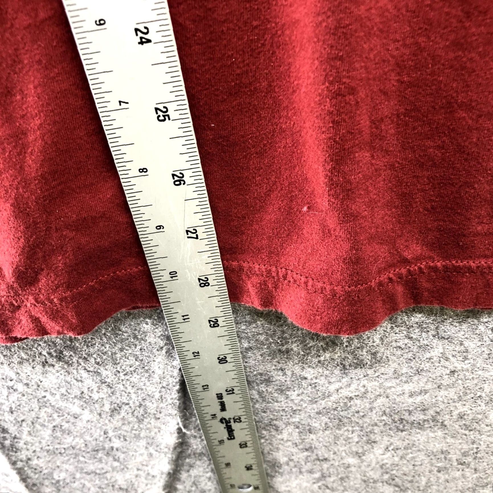 Old Navy Old Navy T-Shirt Mens XXL Crew Neck Long Sleeve Cotton Red Classi c Knit 2XL Casual Shirt Size US XXL / EU 58 / 5 - 7 Thumbnail