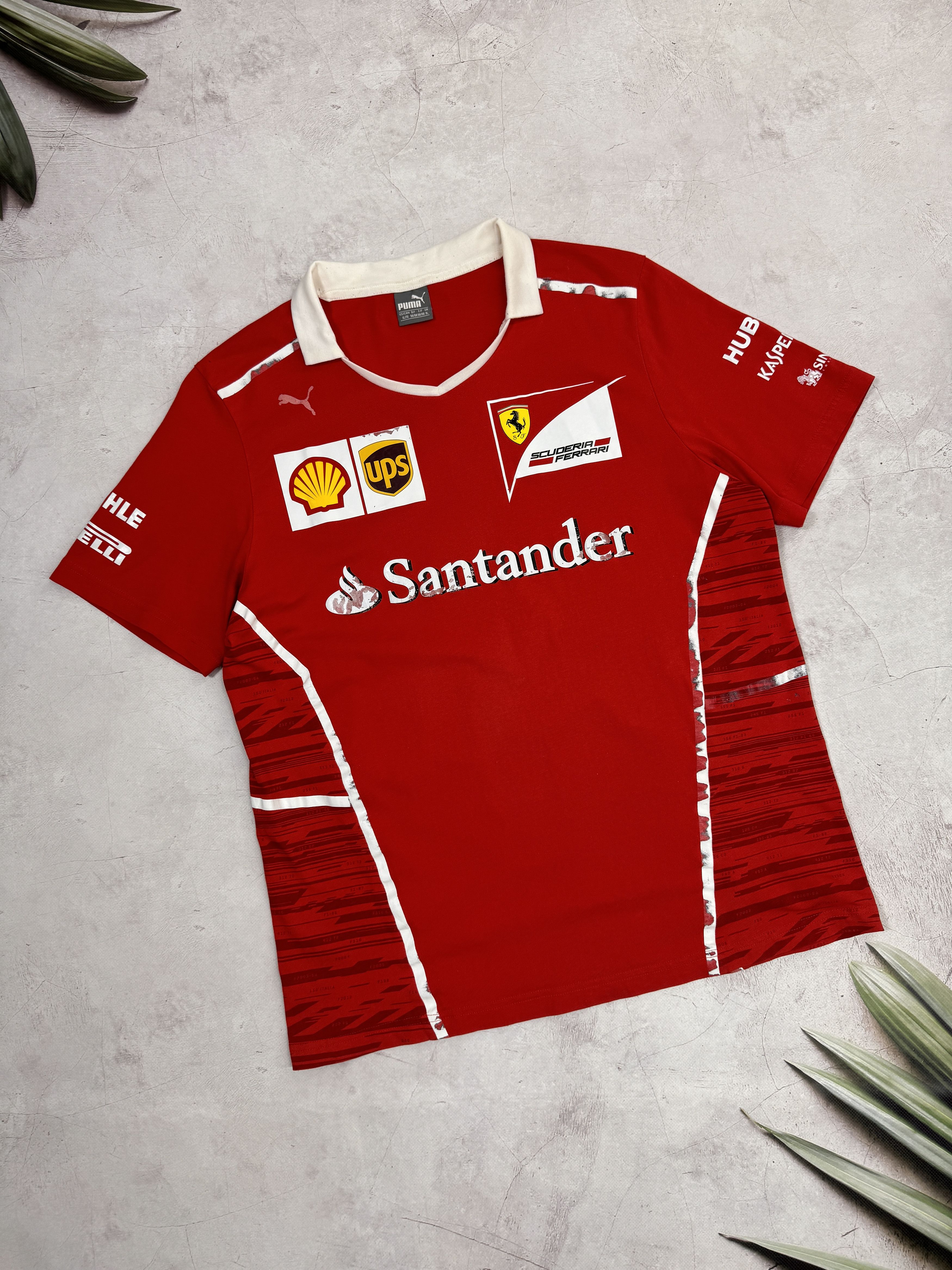 Ferrari × Formula 1 × Puma Puma & Scuderia Ferrari Polo T-Shirt Santander Pirelli F1 Size US L / EU 52-54 / 3 - 3 Thumbnail