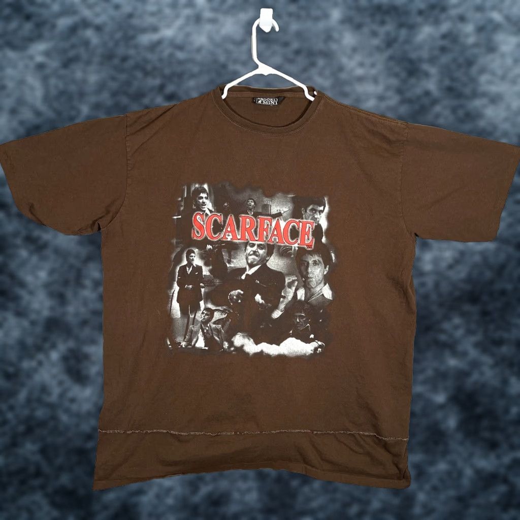Vintage VINTAGE Brooklyn Mint T-Shirt Mens 3XL Tall Brown Movie A1 Scarface Crew Neck Short Sleeve Shirt Size US XXL / EU 58 / 5 - 1 Thumbnail