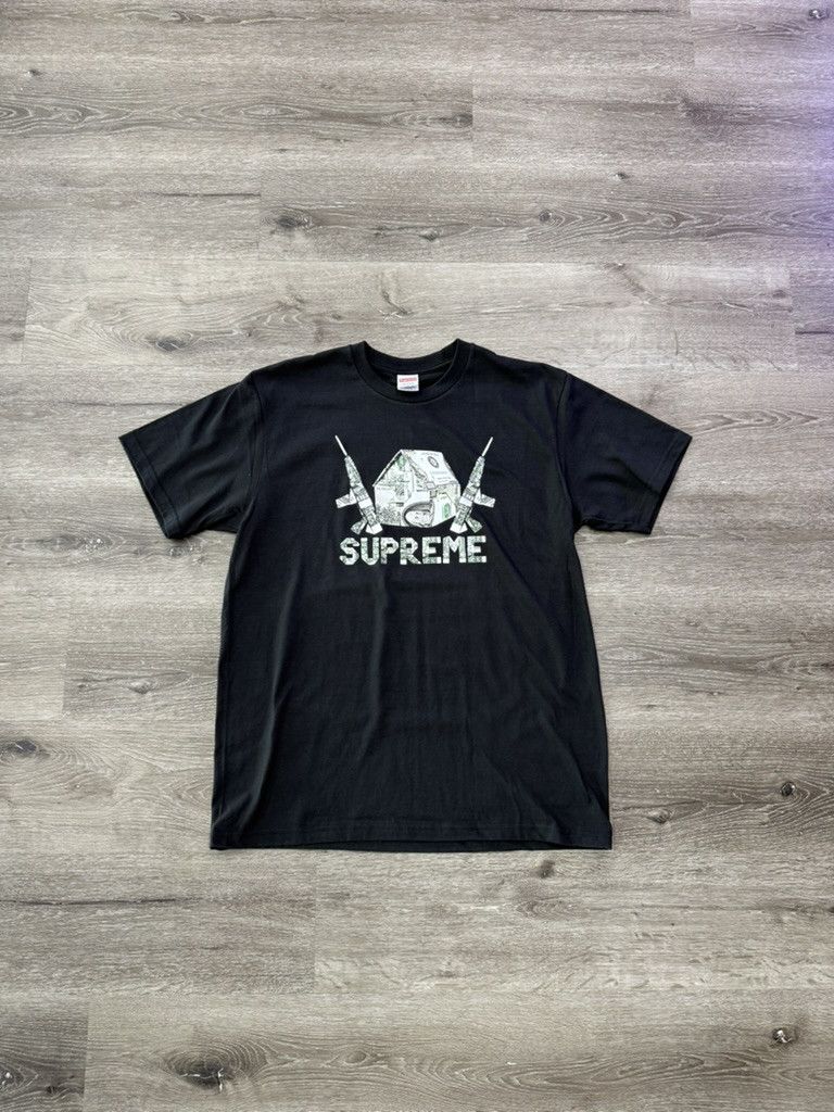 Supreme Supreme "Origami" Tee (Black) Size US M / EU 48-50 / 2 - 1 Thumbnail