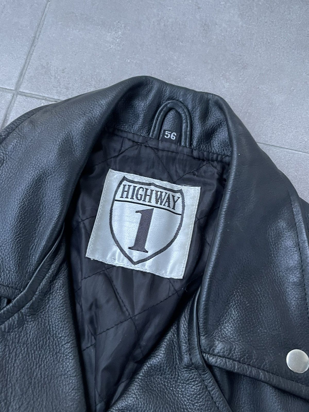 Leather Vintage Highway Black Racing Real Cow Leather Biker Jacket Size US L / EU 52-54 / 3 - 16 Thumbnail