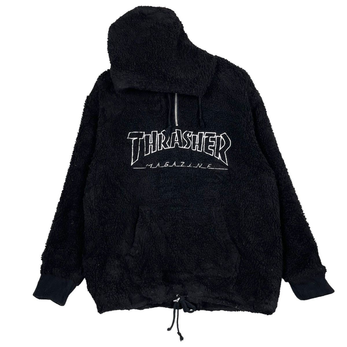 Thrasher × Welcome Skateboards 💥THRASHER SKATEBOARD DEEP PILE PULLOVER HOODIE Size US L / EU 52-54 / 3 - 1 Thumbnail