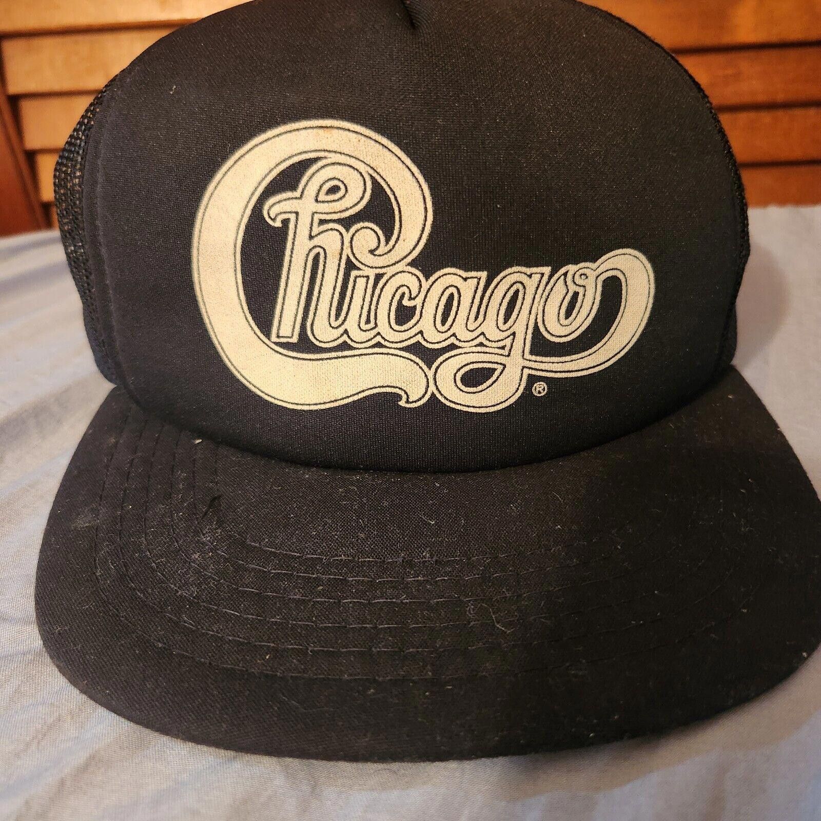 Other Vintage Chicago The Band Tou Hat YA Mesh Snapback Truckers Size ONE SIZE - 1 Thumbnail