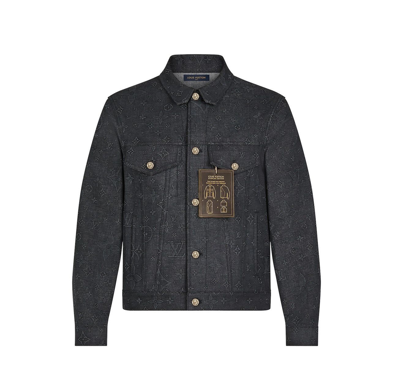 Louis Vuitton *RARE* Louis Vuitton Denim Jacket Sz.52 Size US L / EU 52-54 / 3 - 4 Thumbnail