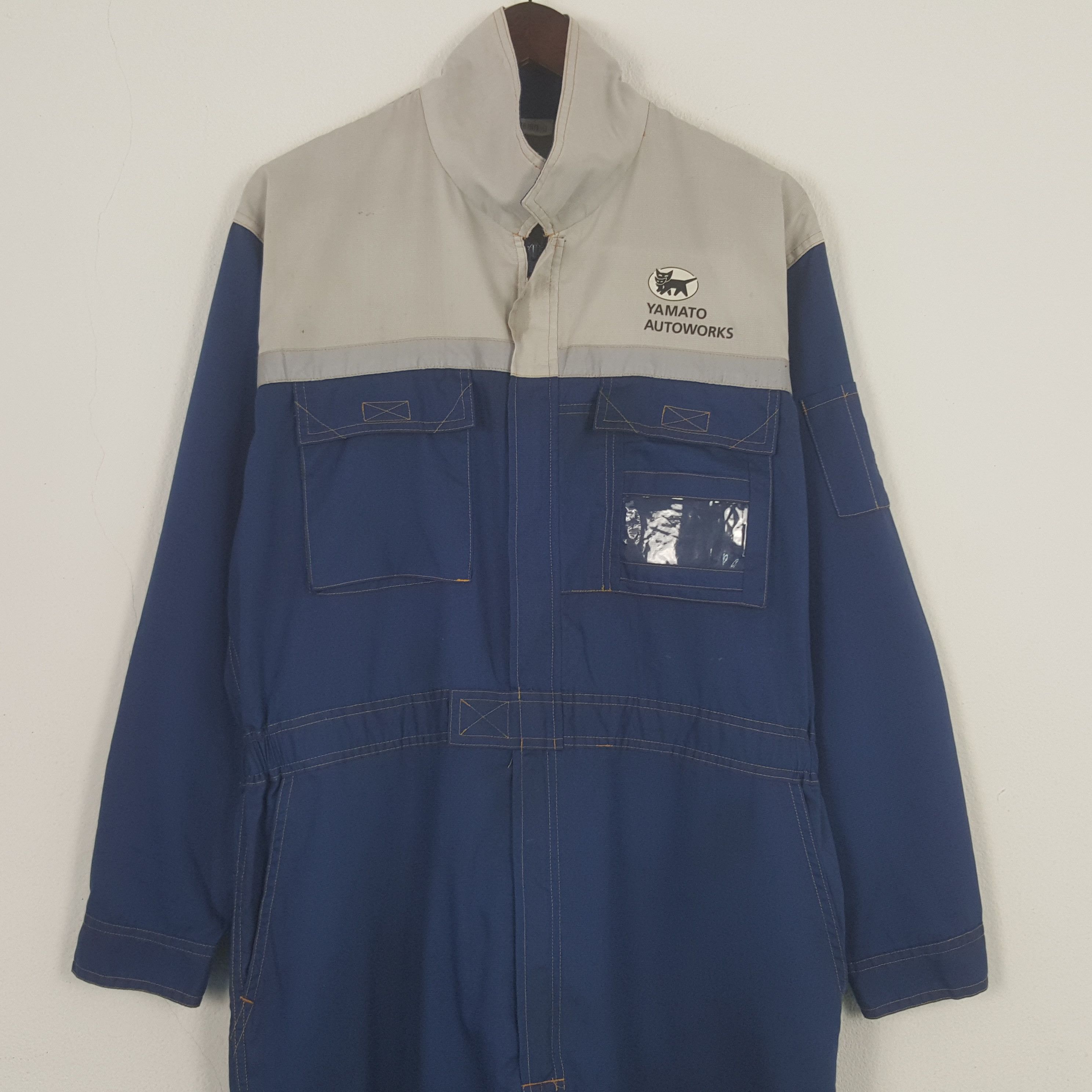 Japanese Brand Vintage Yamato Autoworks Worker Coverall Jumpsuit Jacket Size US M / EU 48-50 / 2 - 5 Thumbnail