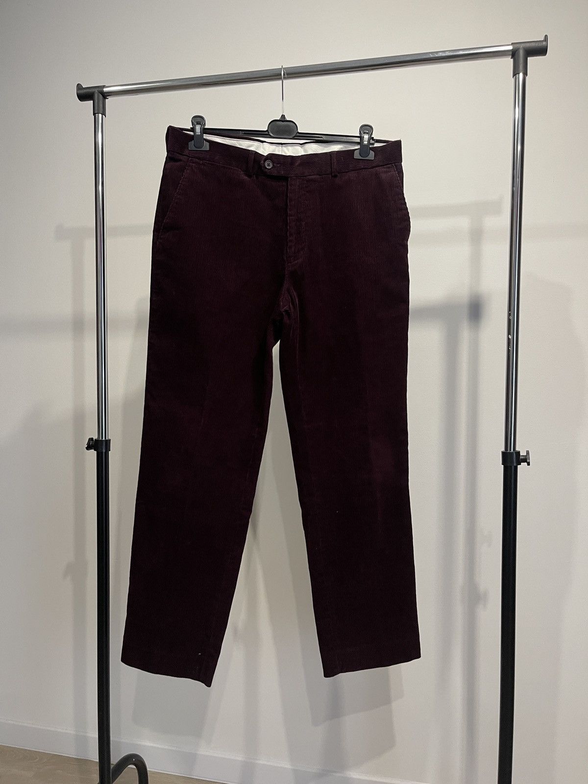 Vintage James pringle corduroy pants vintage burgundy men’s 36W Size US 36 / EU 52 - 2 Thumbnail