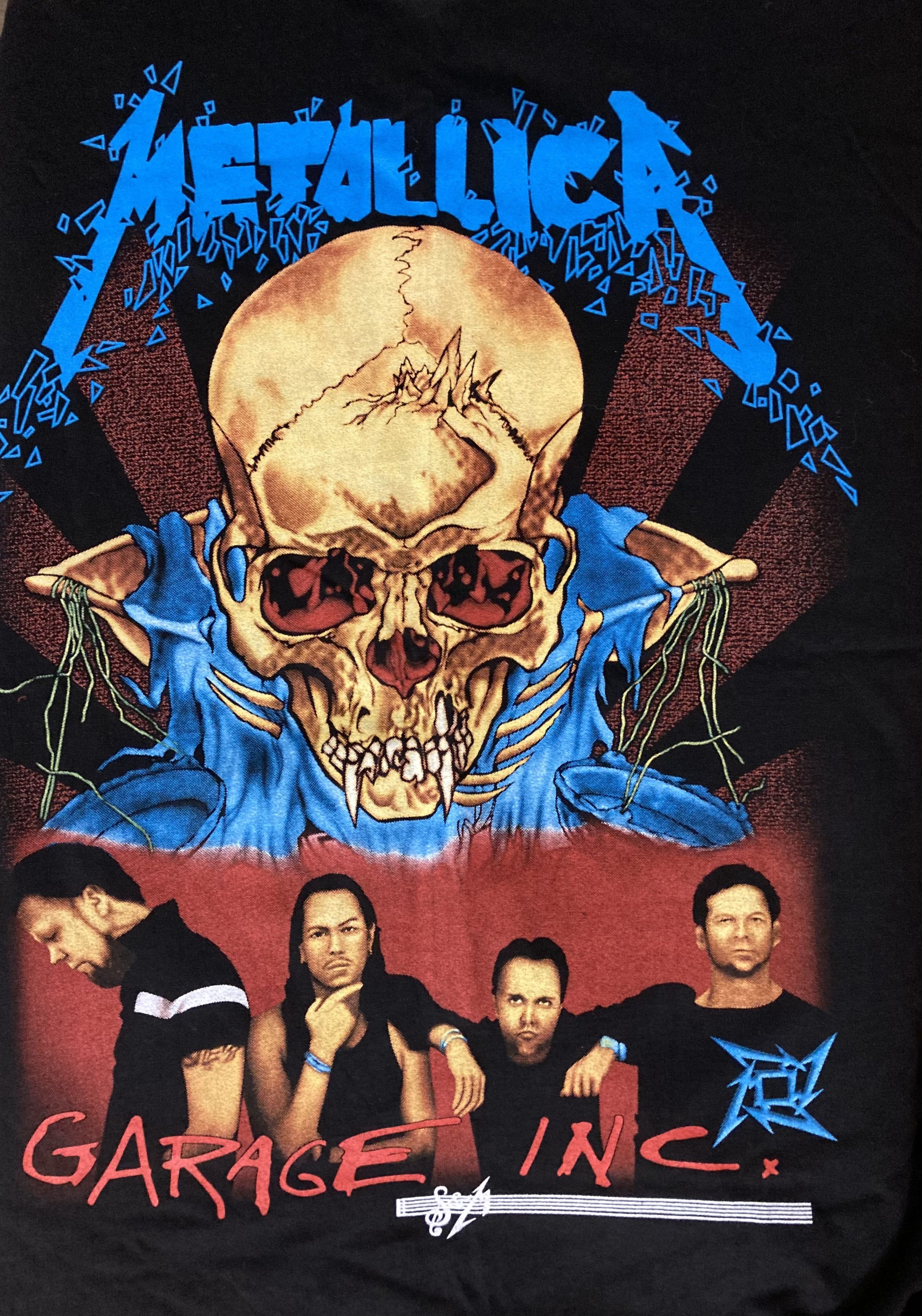 Metallica Rare Original Vintage Metallica Garage Inc. Tee Size US L / EU 52-54 / 3 - 9 Thumbnail