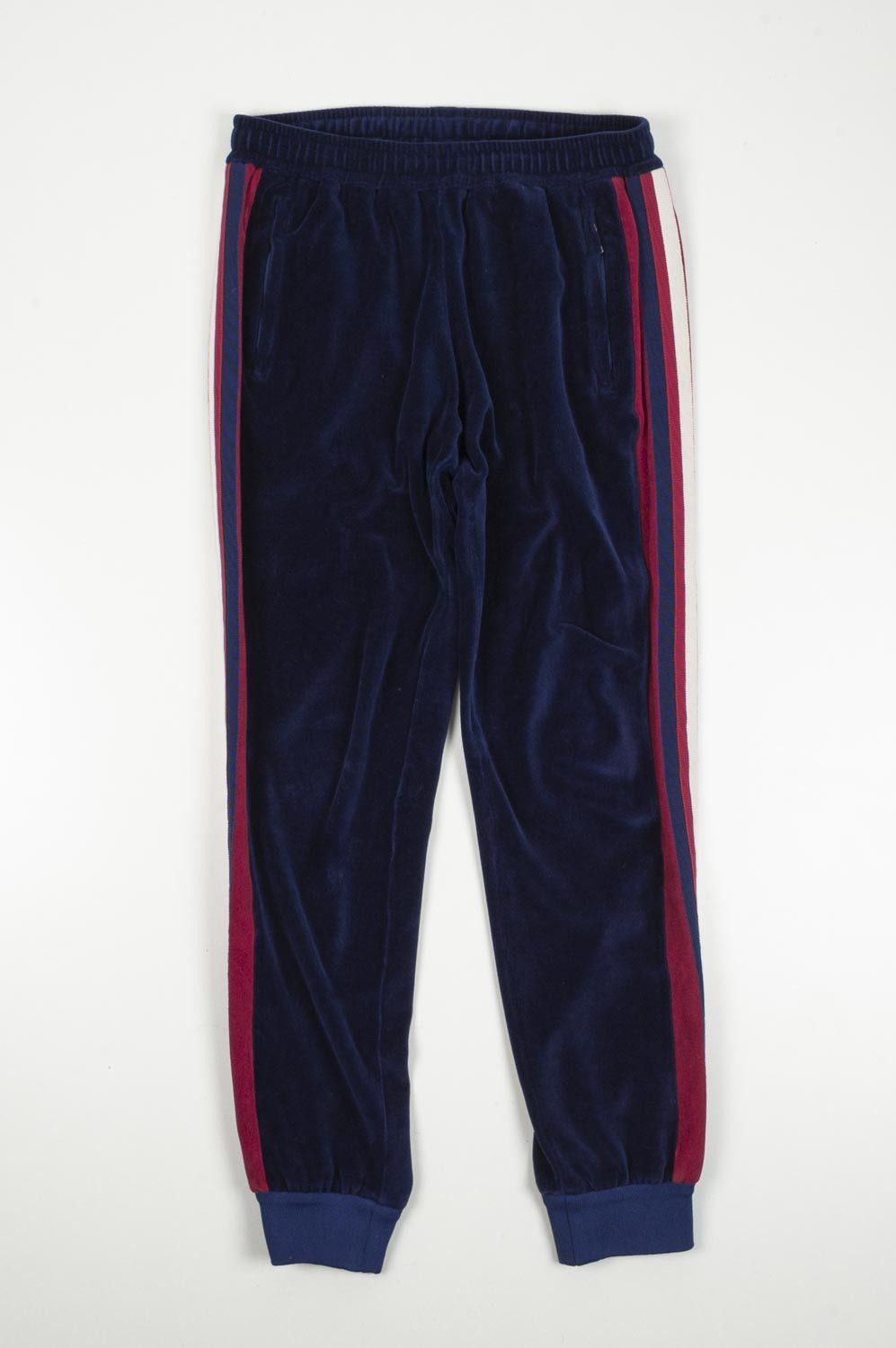 image of Gucci Velour Men Sweatpants Tracking Pants Size S, S284 in Blue