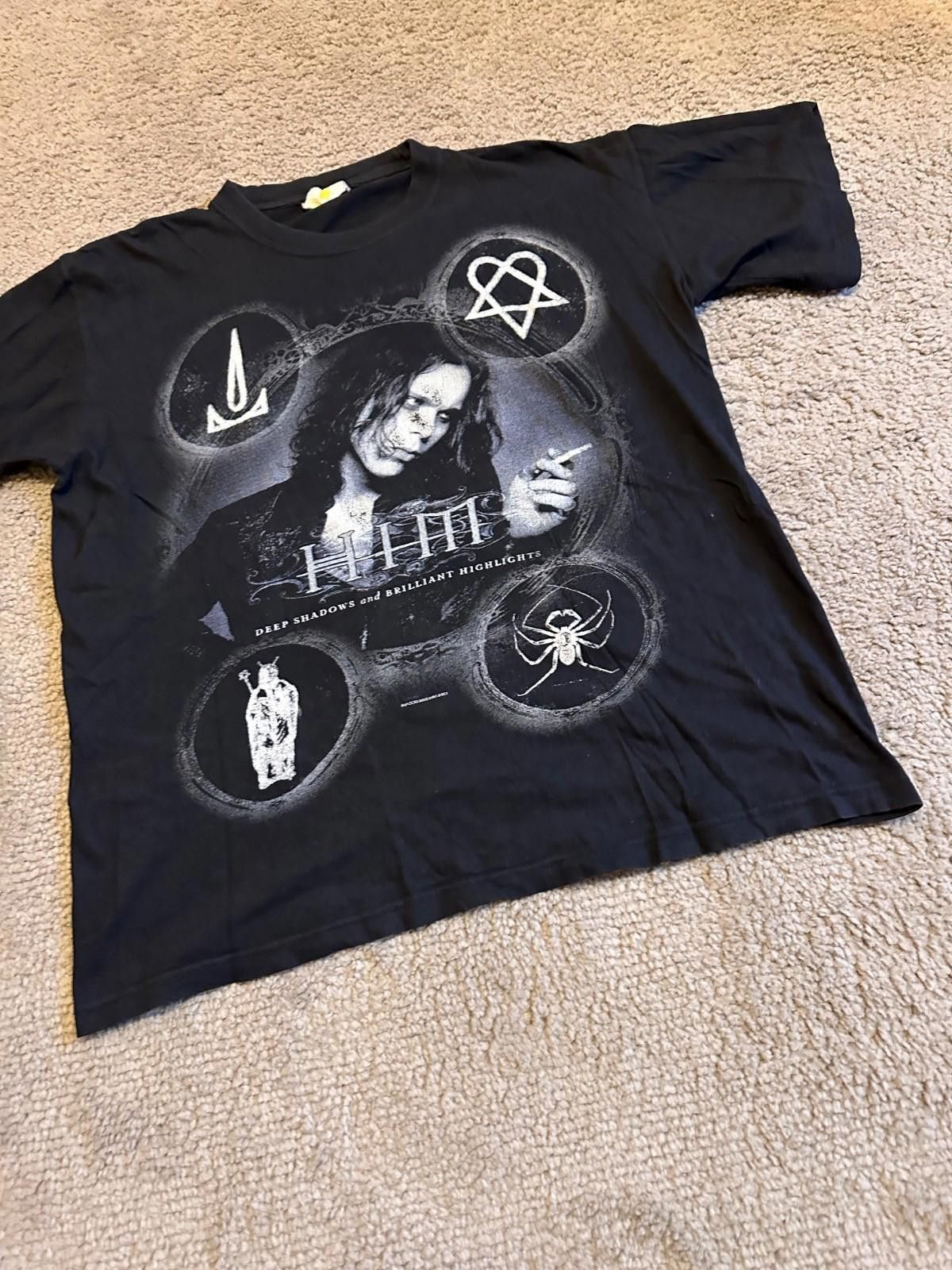 Other 2001 HIM Deep Shadows and Brilliant Highlights Band T-Shirt Size US XL / EU 56 / 4 - 2 Thumbnail
