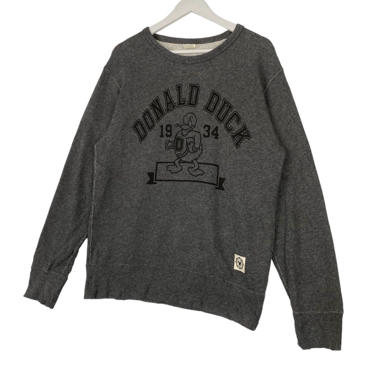 Uniqlo × Vintage Vintage Uniqlo Donald Duck Printed Crewneck Sweatshirt Size US M / EU 48-50 / 2 - 2 Thumbnail