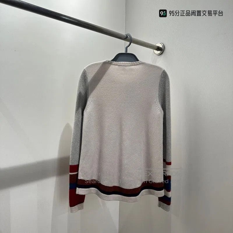 Loro Piana Loro Piana Unisex Pure Cashmere Color Block Sweater. Size US XXS / EU 40 - 2 Thumbnail