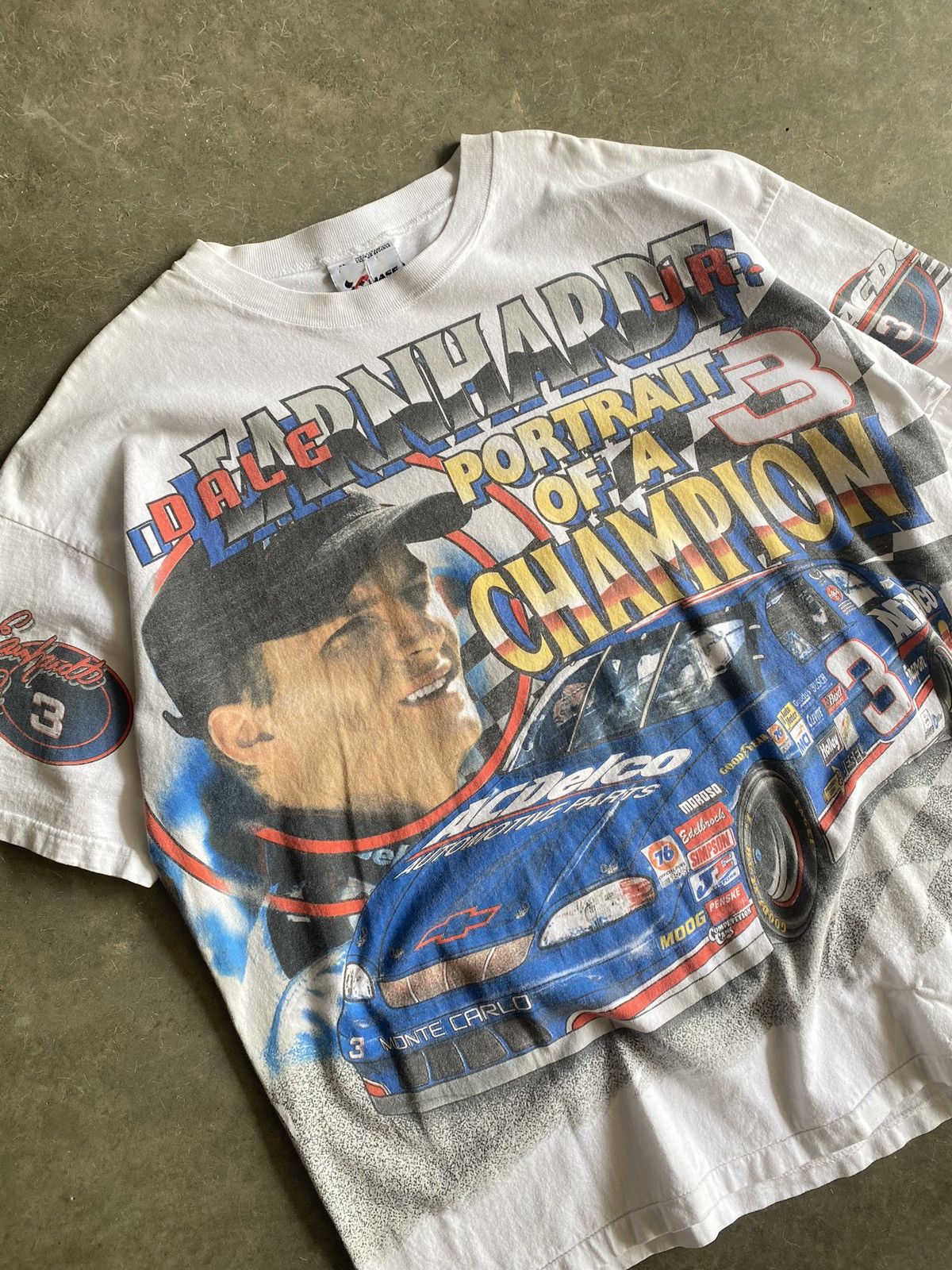 NASCAR 90s Dale Earnhardt Jr. AOP Vintage Tee Size US XL / EU 56 / 4 - 3 Thumbnail