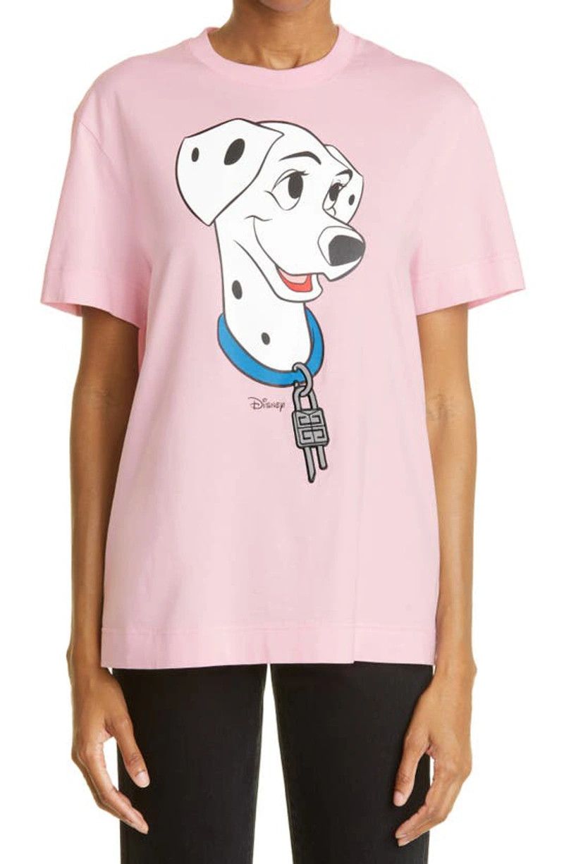 Disney Pink 101 Dalmatians Perdita Embroidered Logo T-shirt Size US XS / EU 42 / 0 - 2 Thumbnail