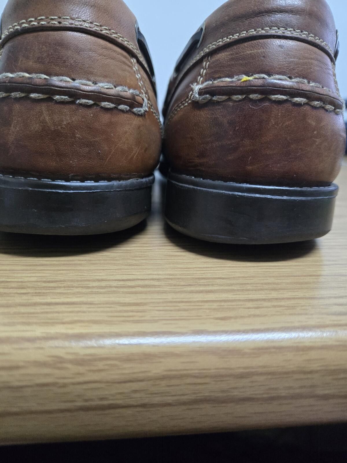 Bass Bass Brown Leather Loafers Kiltie Tassel Sz 9.5M 90s Preppy Size US 9.5 / EU 42-43 - 9 Thumbnail
