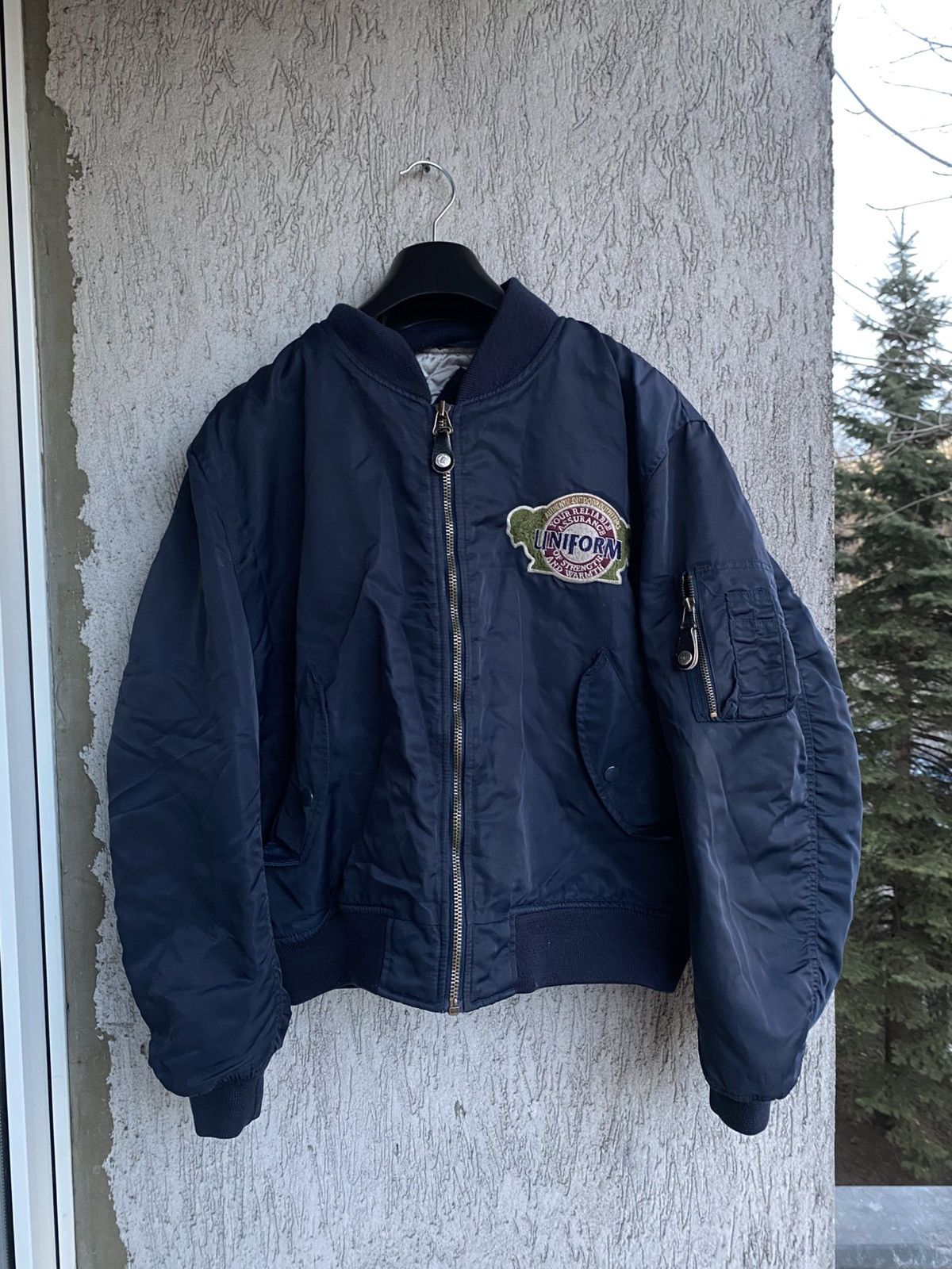 Vintage Vintage Uniform Authentic Outdoor Outfitters Bomber Jacket Size US S / EU 44-46 / 1 - 1 Thumbnail